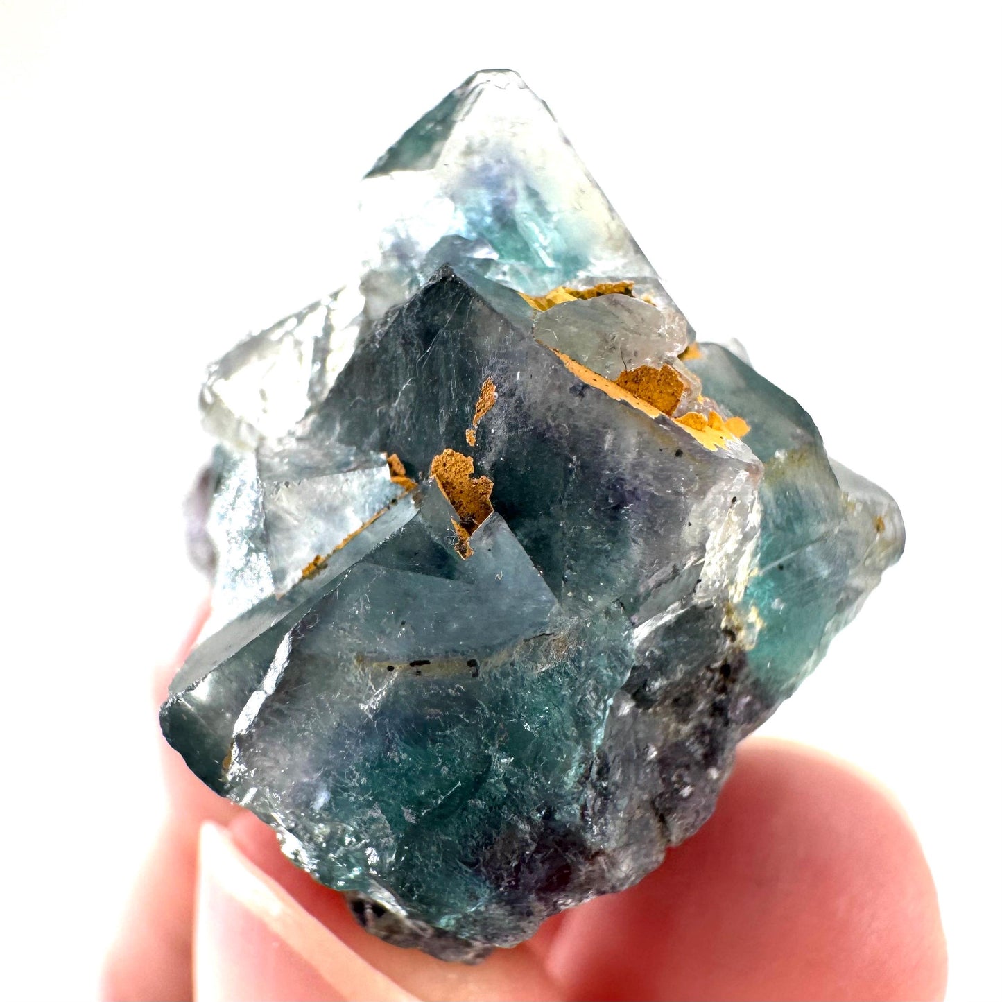 Okorusu Fluorite | blue crystal cluster, mineral specimen from Namibia
