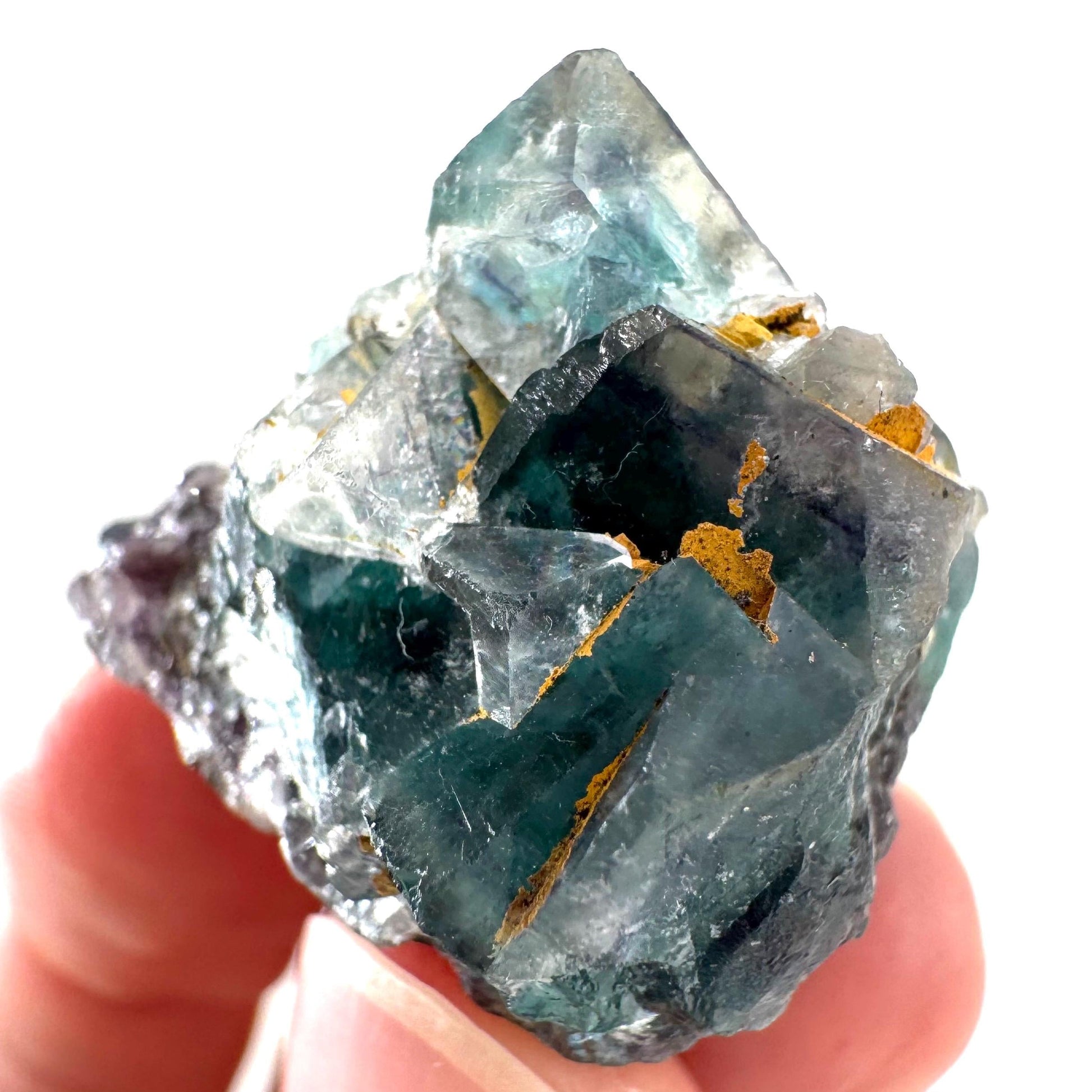 Okorusu Fluorite | blue crystal cluster, mineral specimen from Namibia