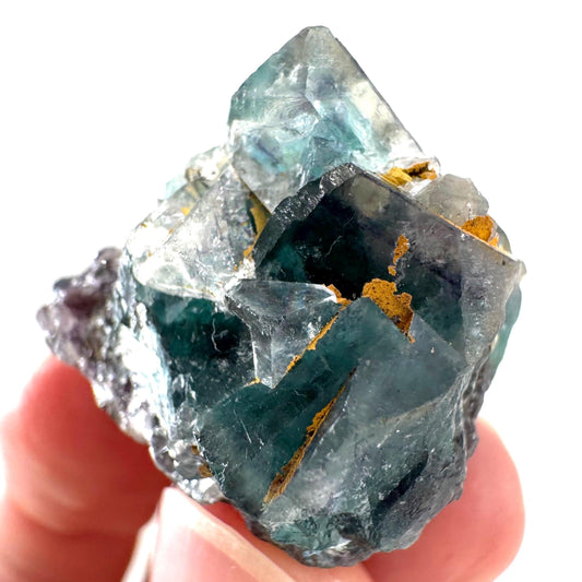 Okorusu Fluorite | blue crystal cluster, mineral specimen from Namibia