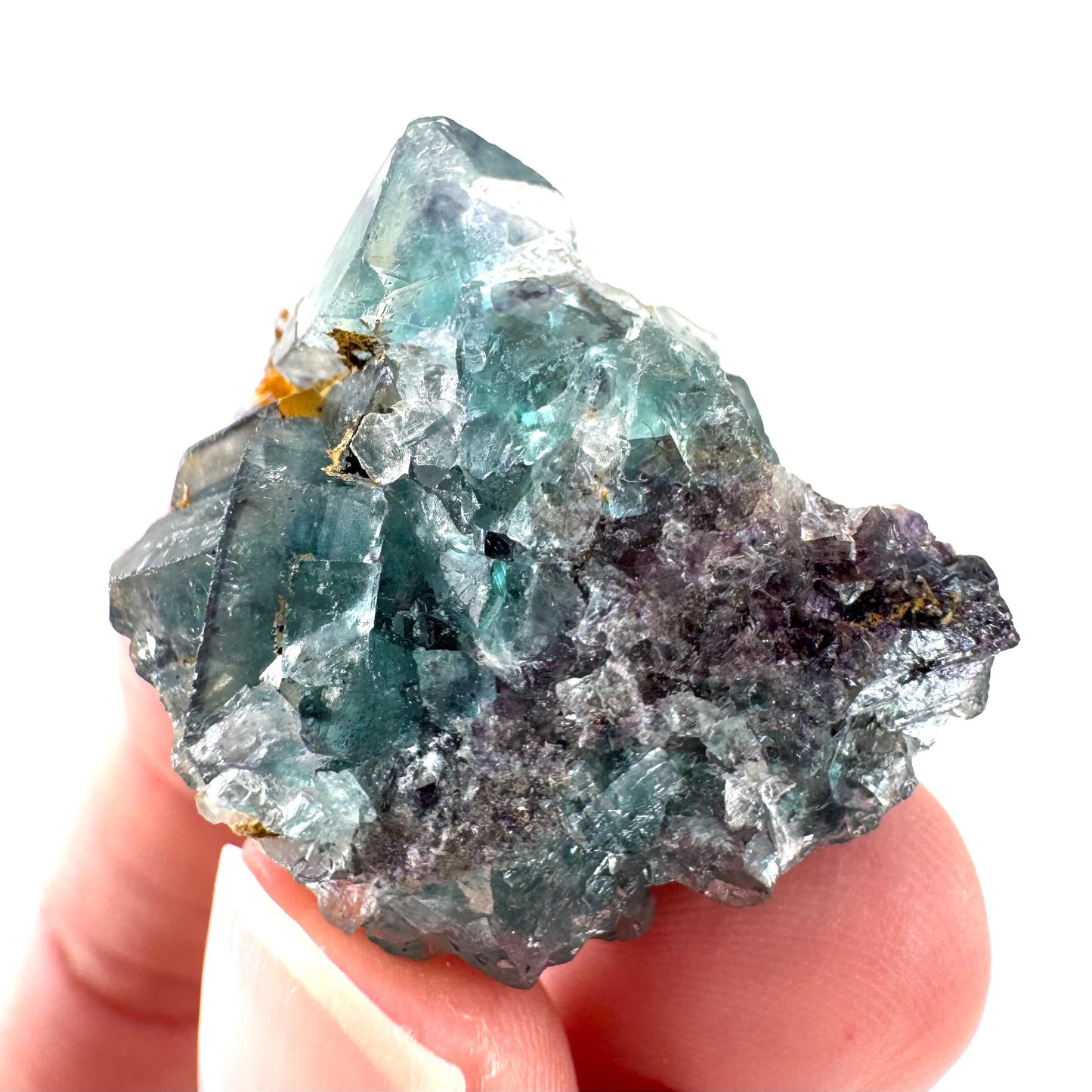 Okorusu Fluorite | blue crystal cluster, mineral specimen from Namibia