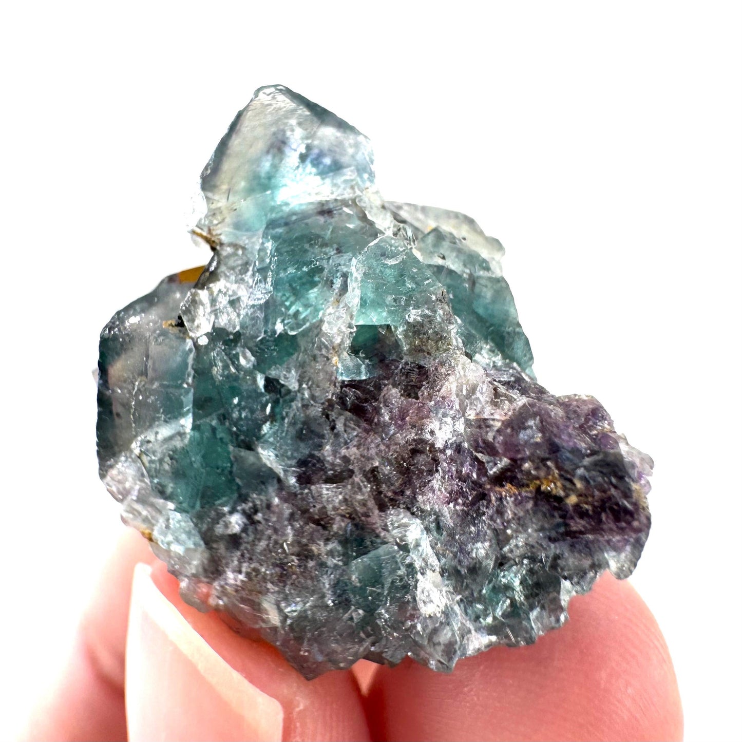 Okorusu Fluorite | blue crystal cluster, mineral specimen from Namibia