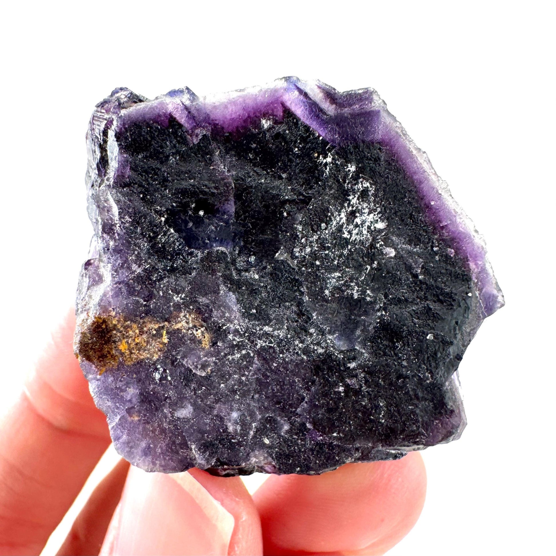 Okorusu Fluorite | purple crystal cluster, mineral specimen from Namibia