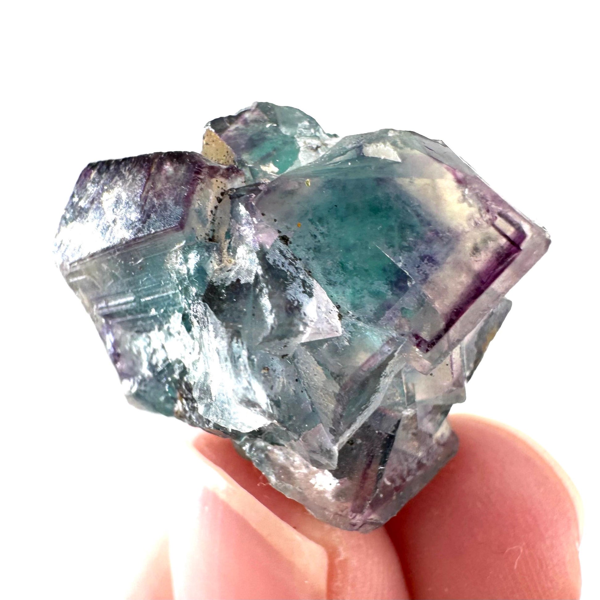 Okorusu Fluorite | blue & purple crystal cluster, mineral specimen from Namibia