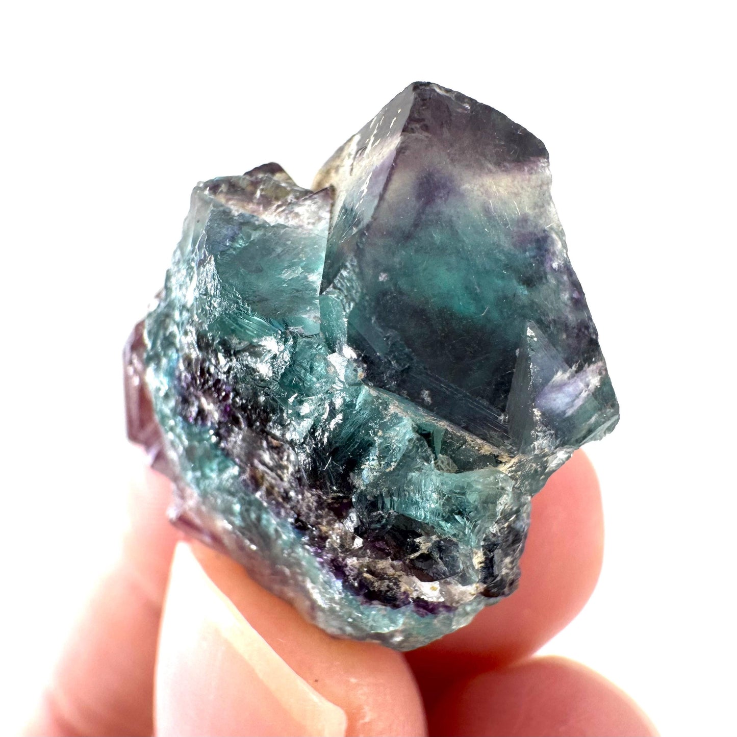 Okorusu Fluorite | blue & purple crystal cluster, mineral specimen from Namibia