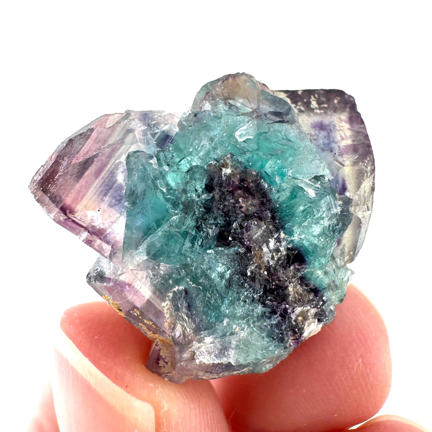 Okorusu Fluorite | blue & purple crystal cluster, mineral specimen from Namibia