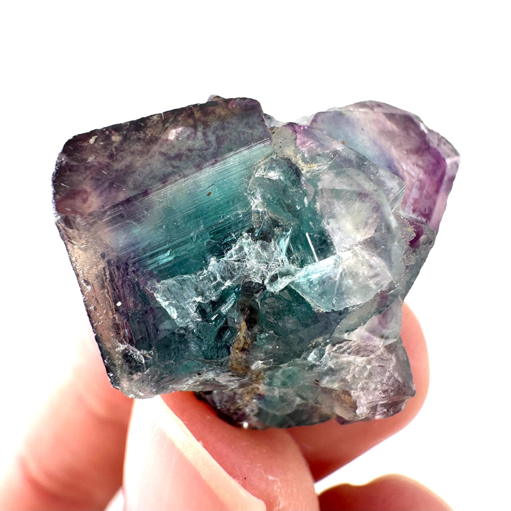 Okorusu Fluorite | blue & purple crystal cluster, mineral specimen from Namibia