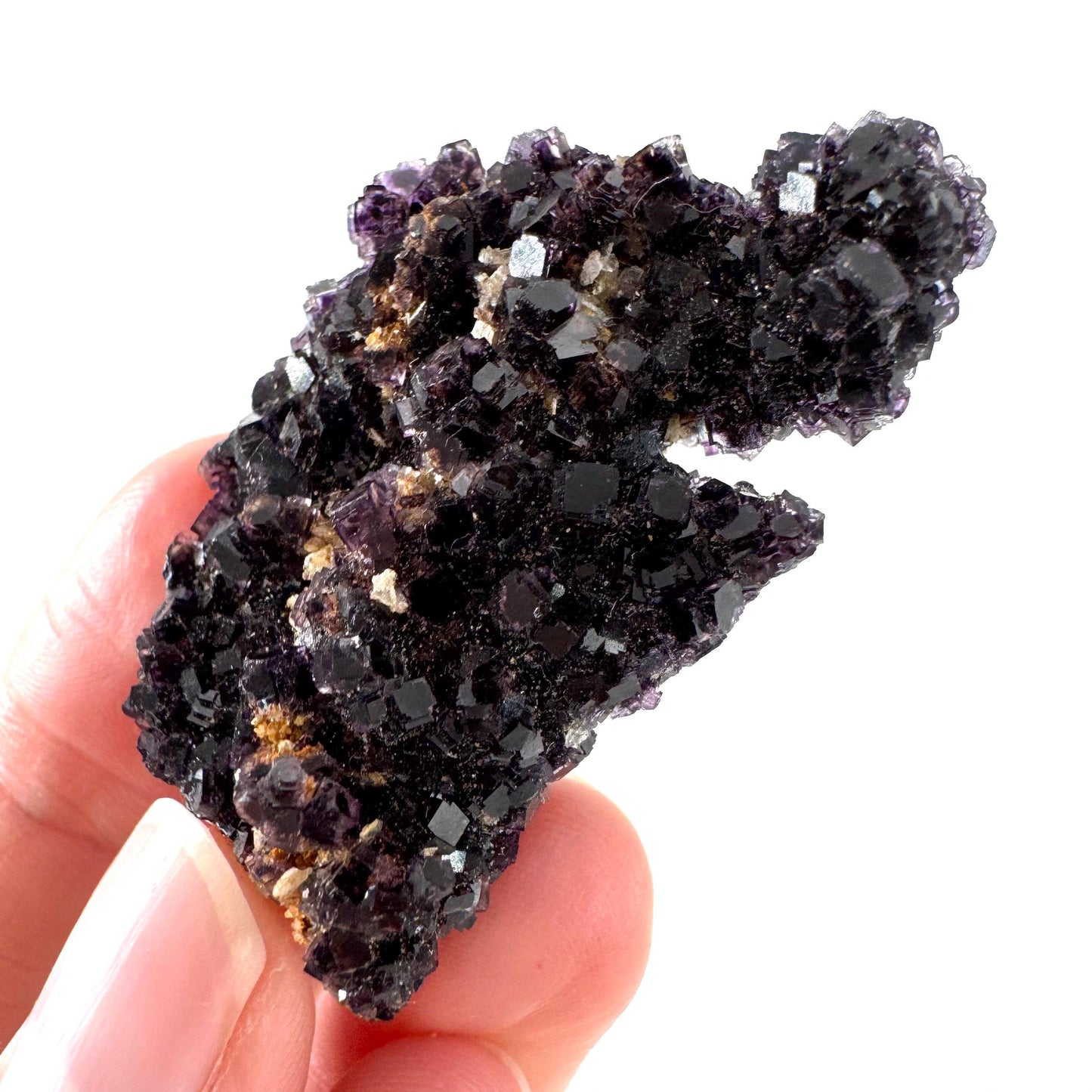 Okorusu Fluorite | purple crystal cluster, mineral specimen from Namibia