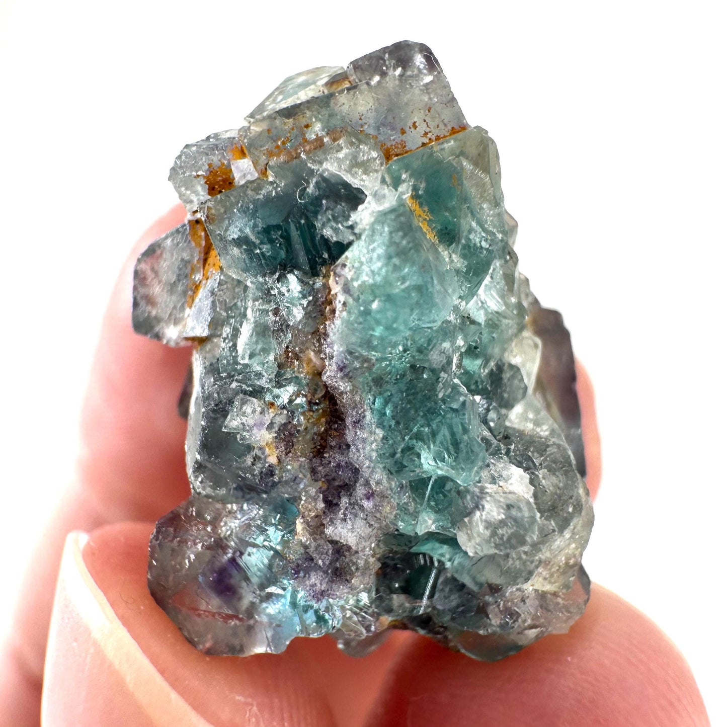 Okorusu Fluorite | blue crystal cluster, mineral specimen from Namibia