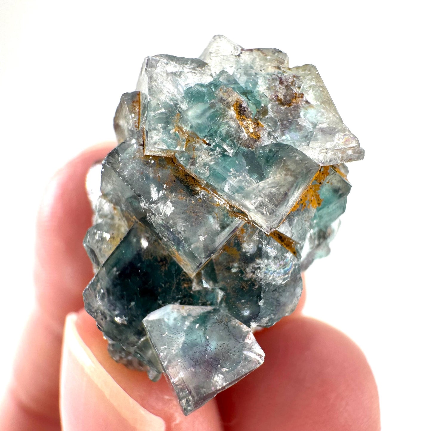 Okorusu Fluorite | blue crystal cluster, mineral specimen from Namibia