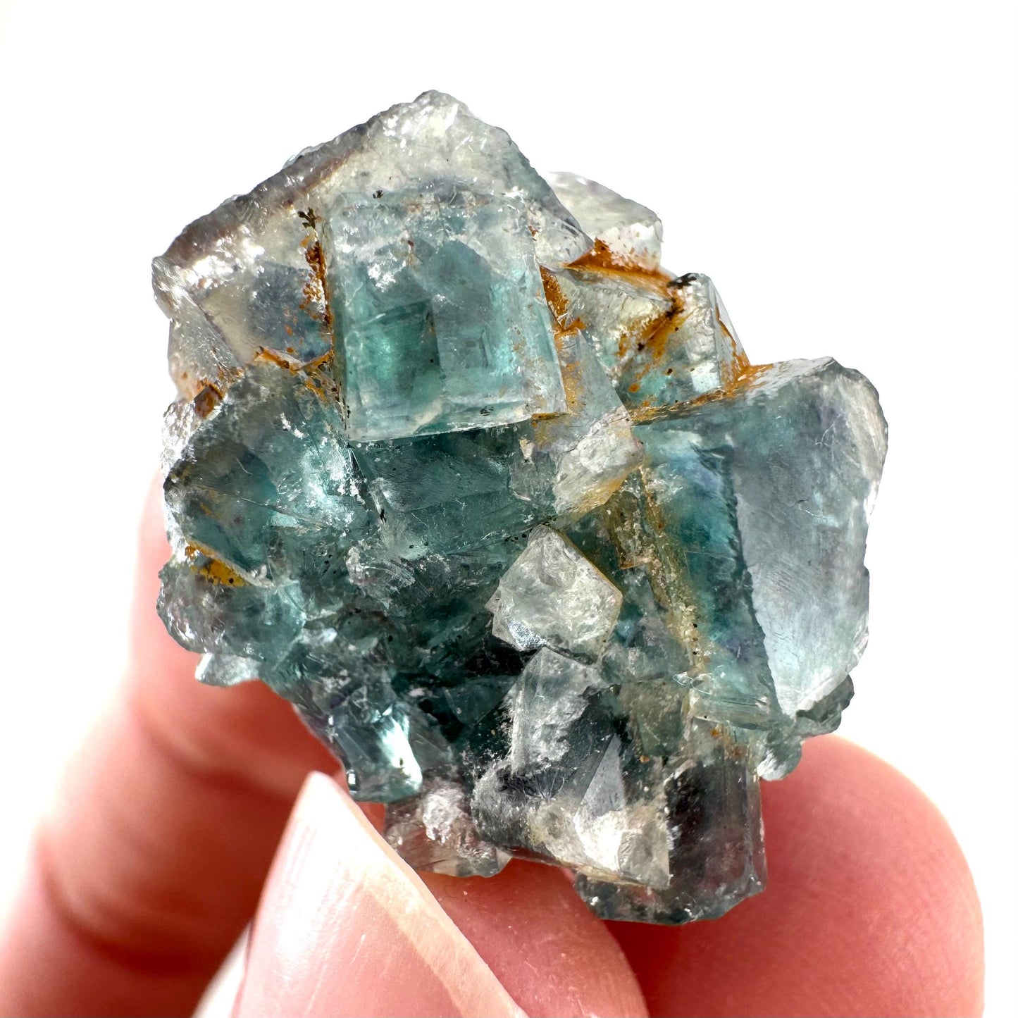Okorusu Fluorite | blue crystal cluster, mineral specimen from Namibia