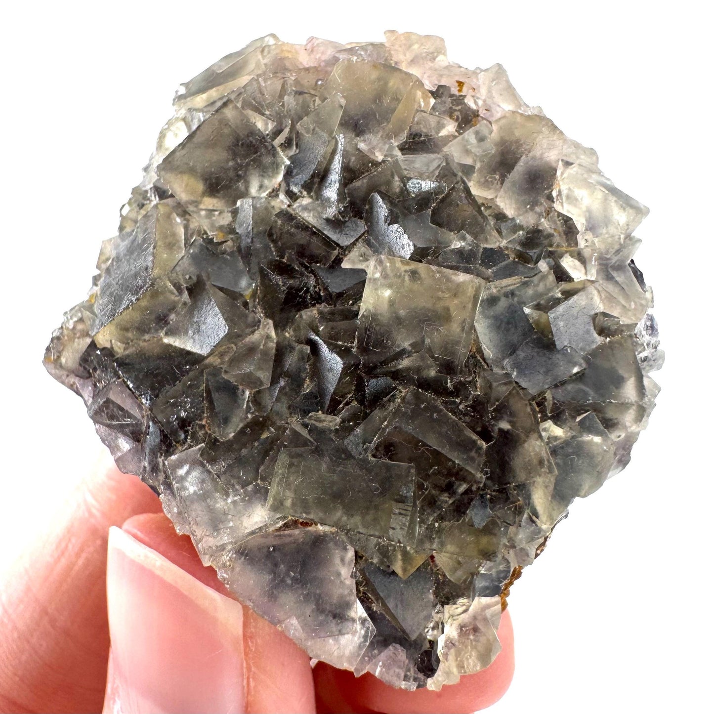 Okorusu Fluorite | pale yellow crystal cluster, mineral specimen from Namibia