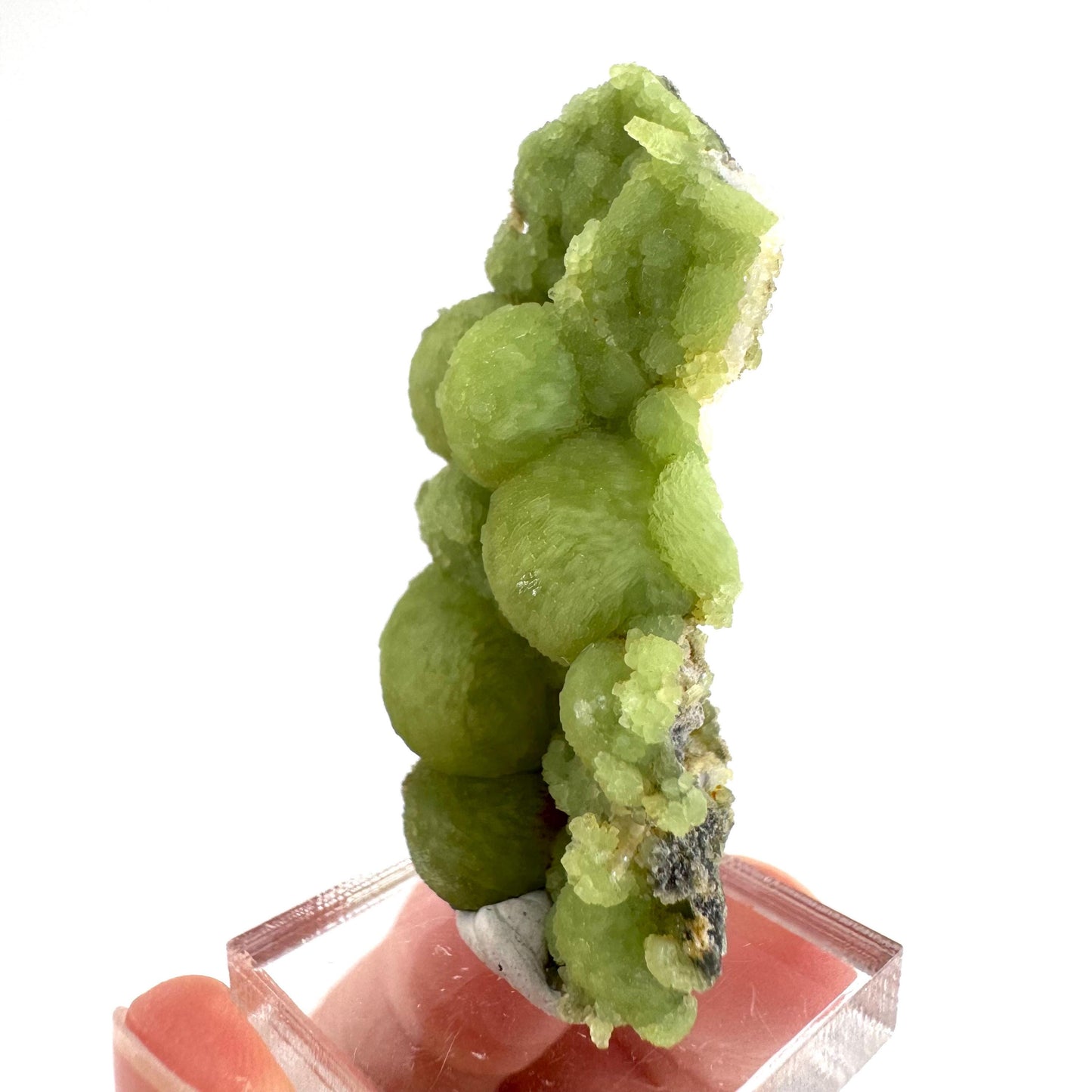 Wavellite (Arkansas, USA) | green crystal cluster, mineral specimen