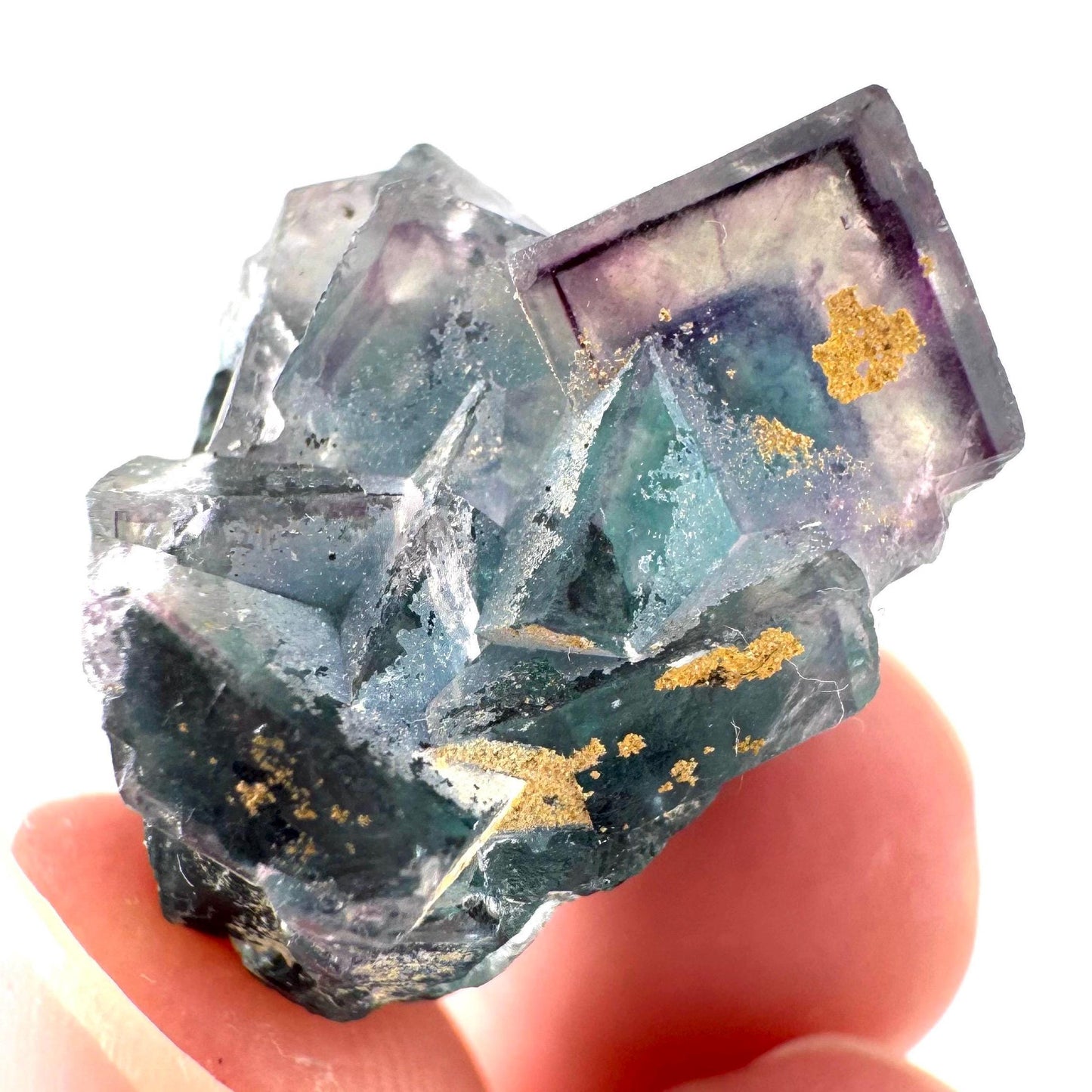 Okorusu Fluorite | blue & purple crystal cluster, mineral specimen from Namibia