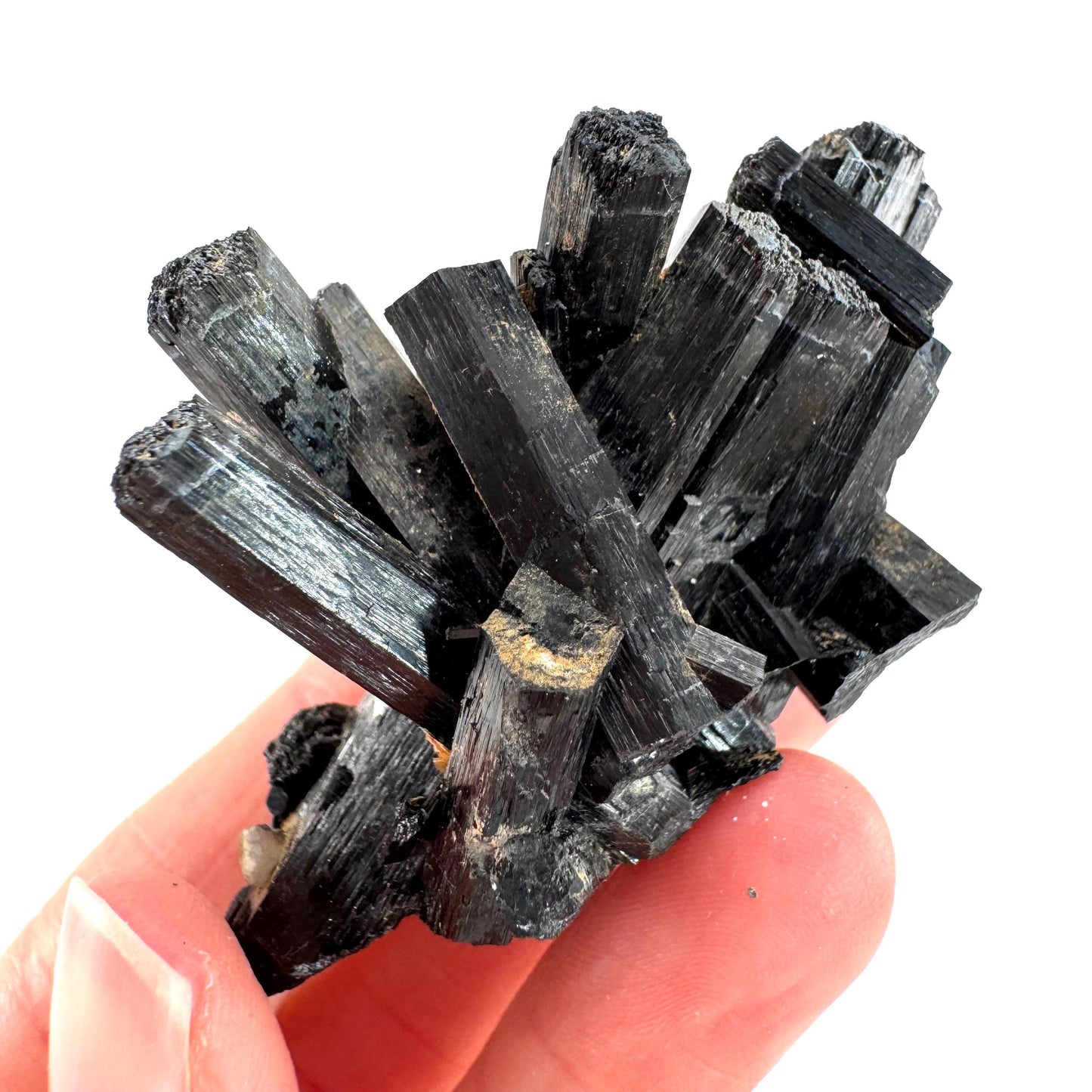 Black Tourmaline | Raw Schorl Crystal Cluster, Mineral Specimen from Namibia