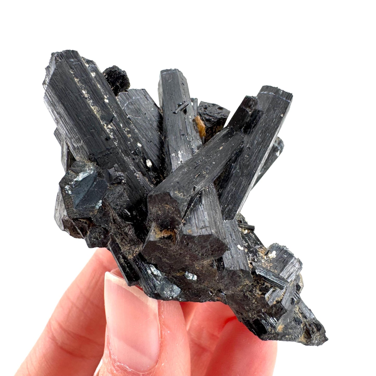 Black Tourmaline | Raw Schorl Crystal Cluster, Mineral Specimen from Namibia