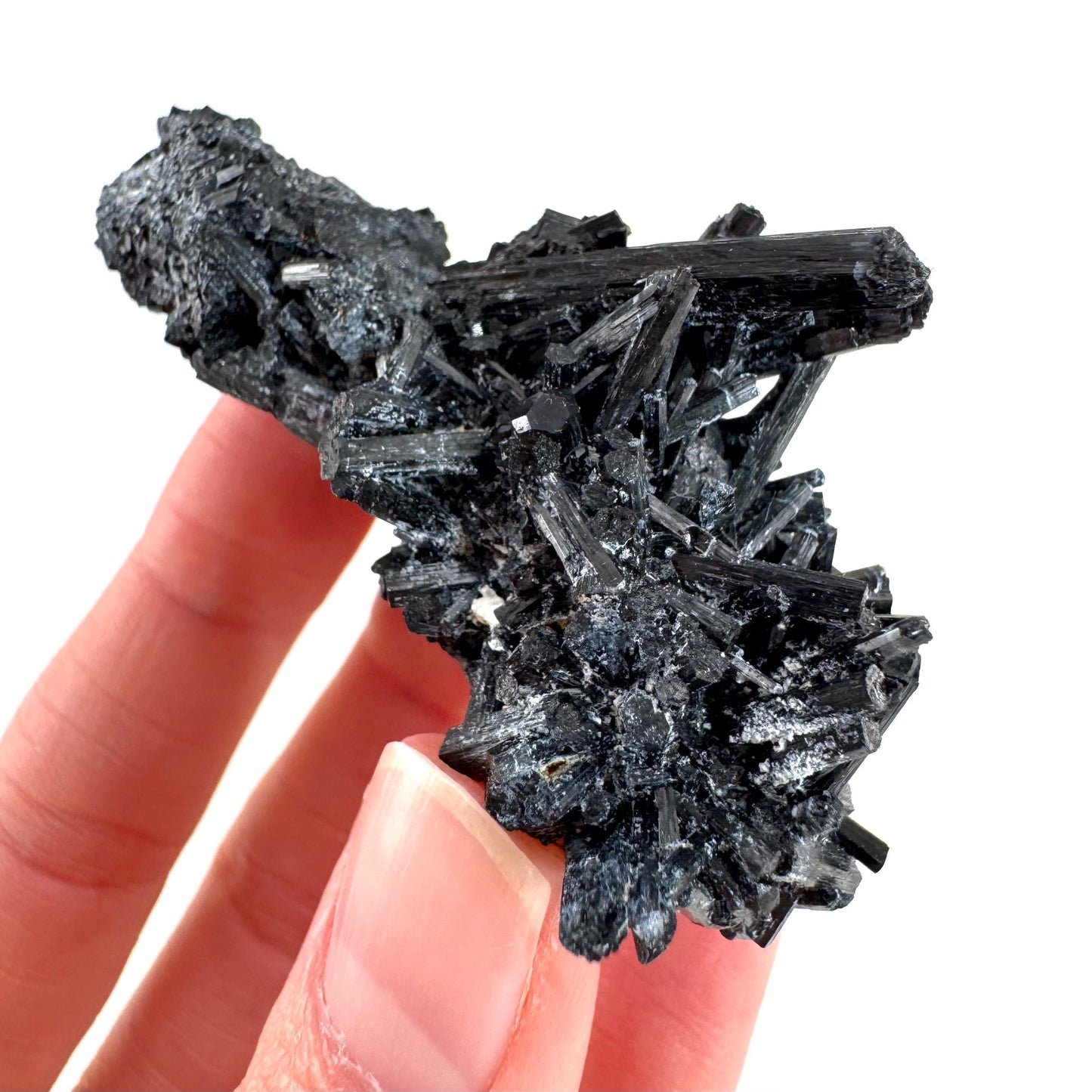 Black Tourmaline | Raw Schorl Crystal Cluster, Mineral Specimen from Namibia