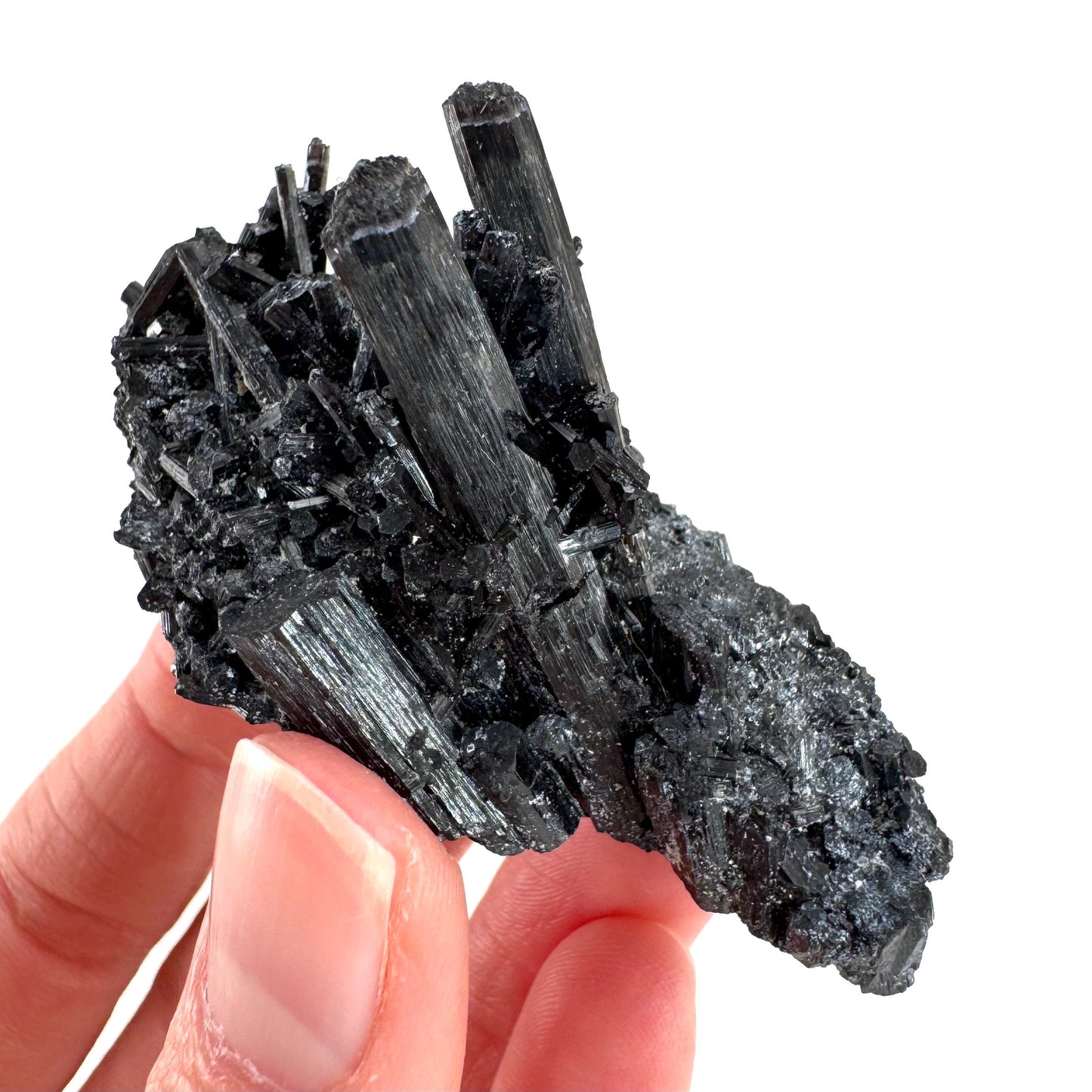 Black Tourmaline | Raw Schorl Crystal Cluster, Mineral Specimen from Namibia