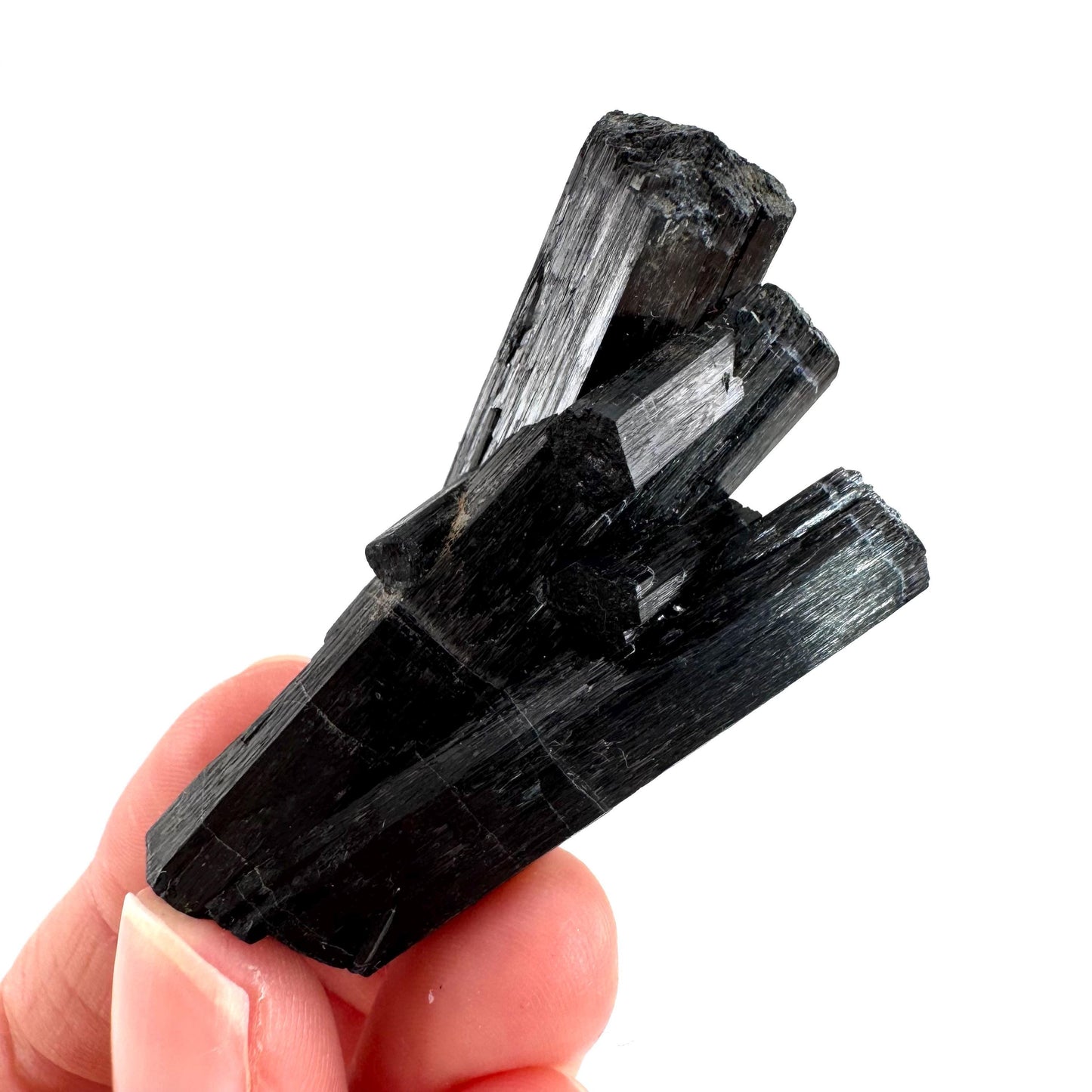 Black Tourmaline | Raw Schorl Crystal Cluster, Mineral Specimen from Namibia