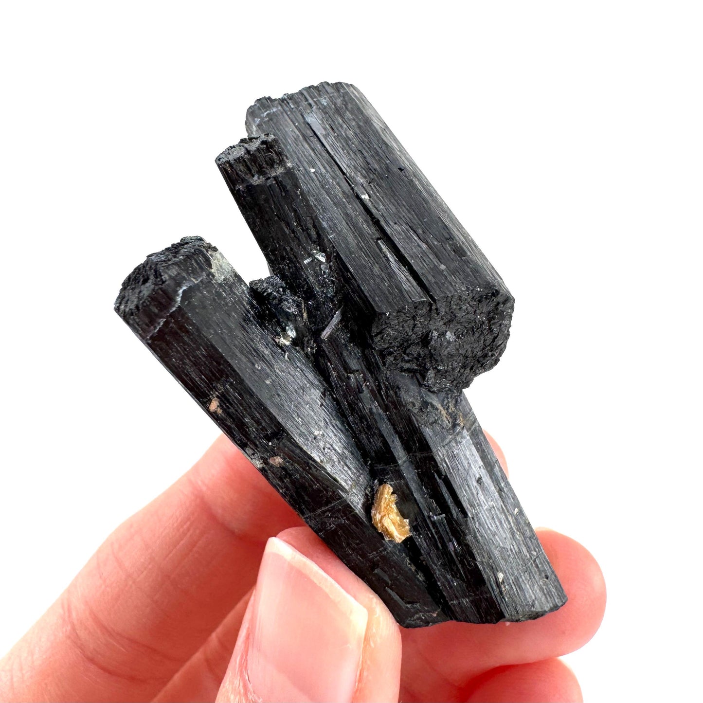 Black Tourmaline | Raw Schorl Crystal Cluster, Mineral Specimen from Namibia