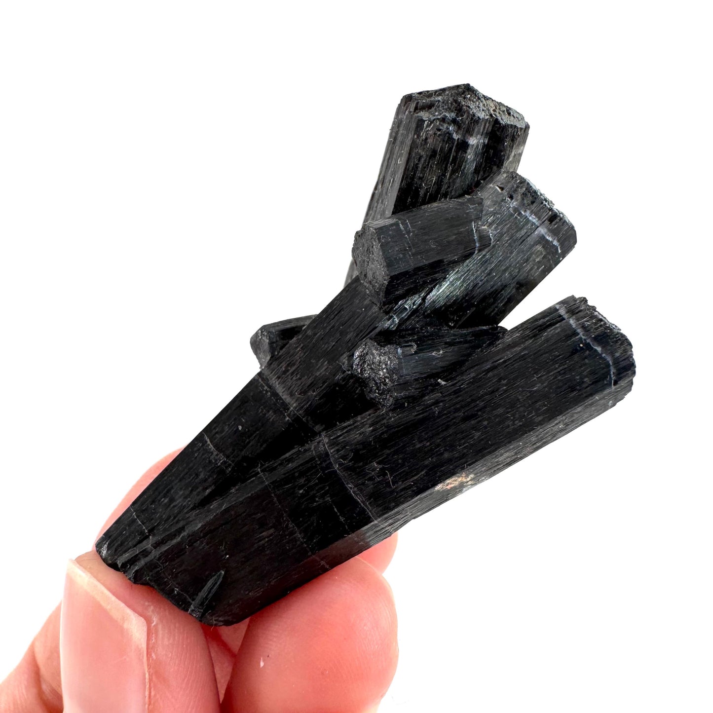 Black Tourmaline | Raw Schorl Crystal Cluster, Mineral Specimen from Namibia