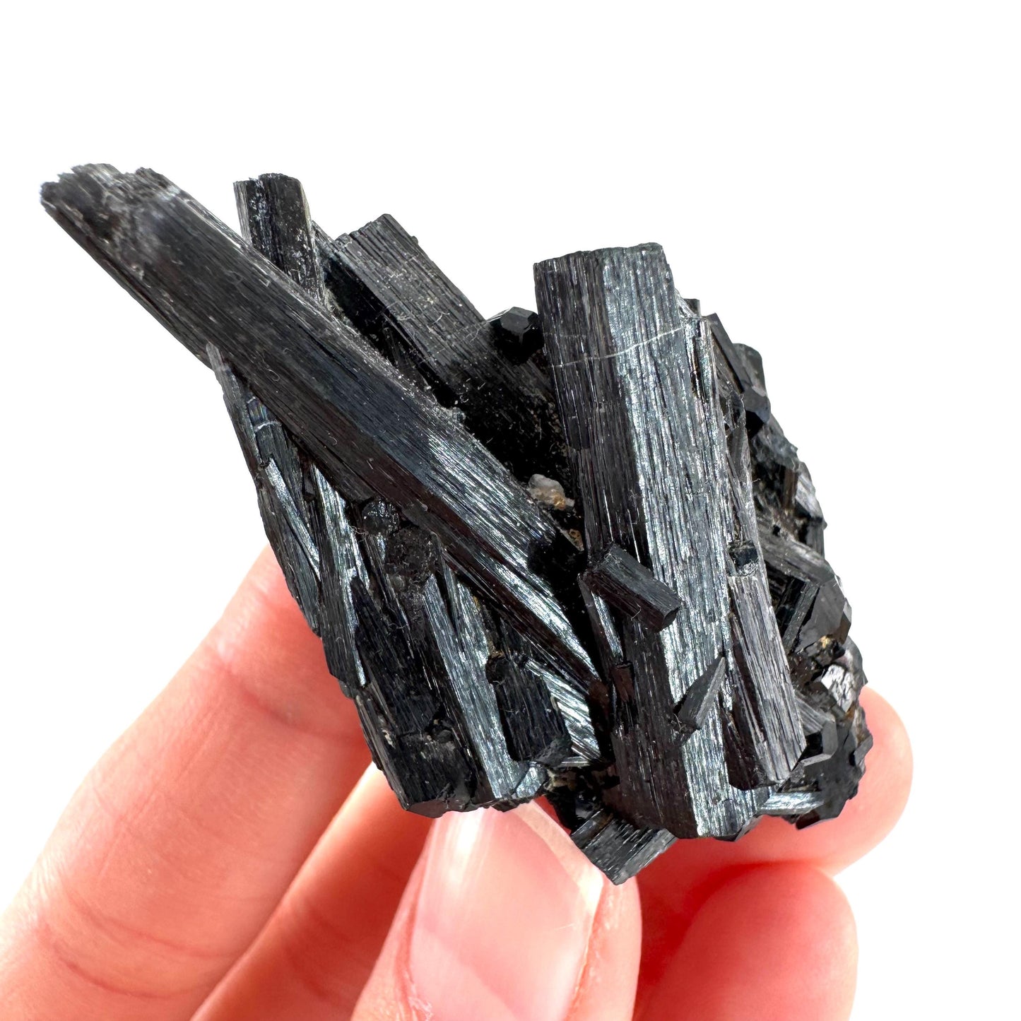 Black Tourmaline | Raw Schorl Crystal Cluster, Mineral Specimen from Namibia