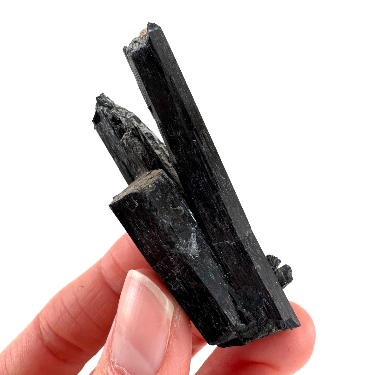 Black Tourmaline | Raw Schorl Crystal Cluster, Mineral Specimen from Namibia