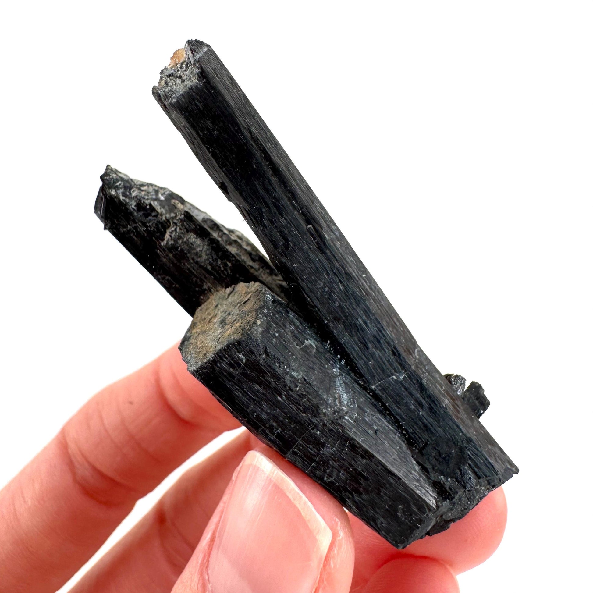 Black Tourmaline | Raw Schorl Crystal Cluster, Mineral Specimen from Namibia