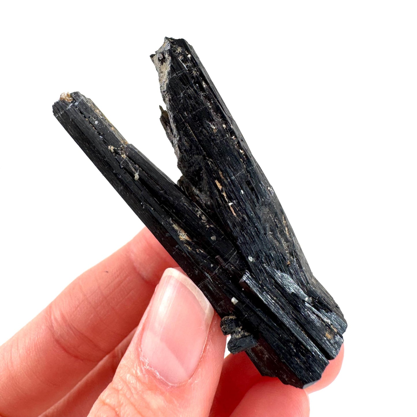 Black Tourmaline | Raw Schorl Crystal Cluster, Mineral Specimen from Namibia
