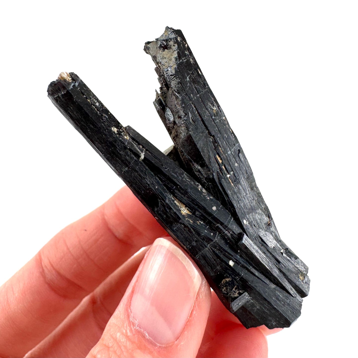 Black Tourmaline | Raw Schorl Crystal Cluster, Mineral Specimen from Namibia