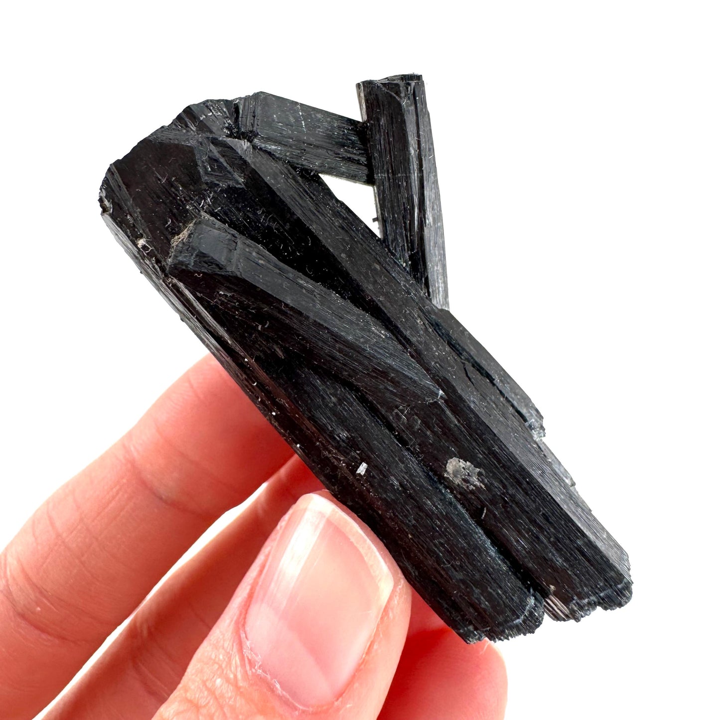 Black Tourmaline | Raw Schorl Crystal Cluster, Mineral Specimen from Namibia