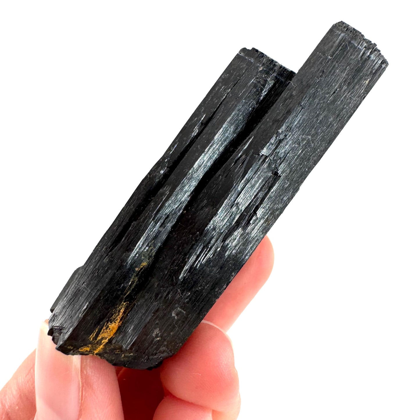 Black Tourmaline | Raw Schorl Crystal Cluster, Mineral Specimen from Namibia