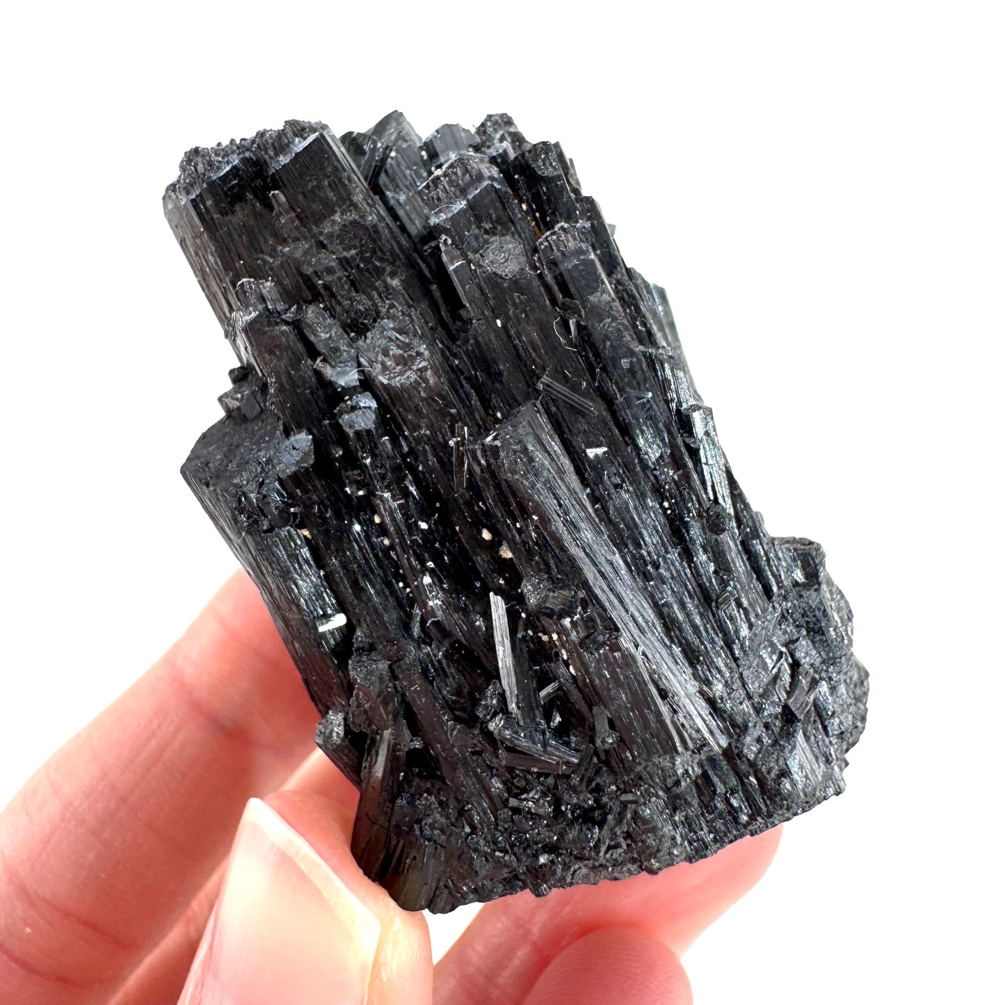 Black Tourmaline | Raw Schorl Crystal Cluster, Mineral Specimen from Namibia