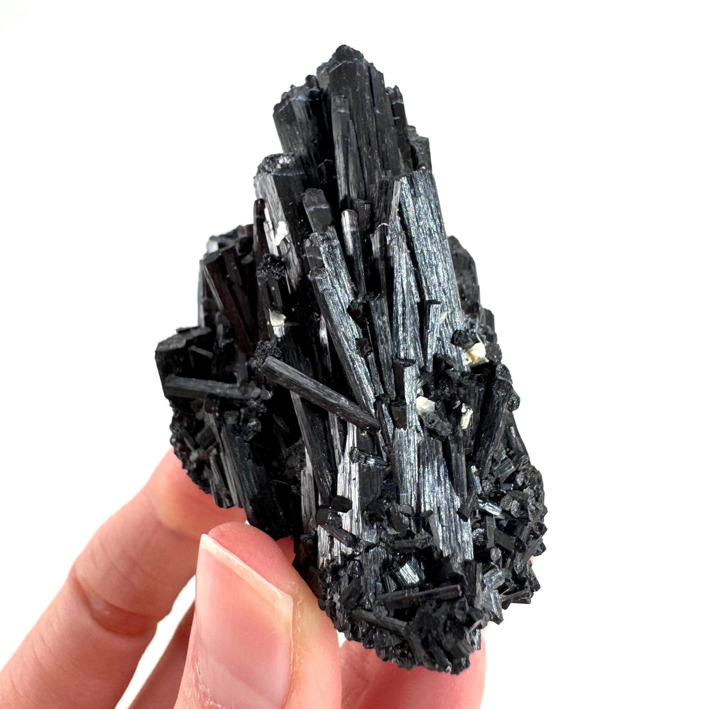 Black Tourmaline | Raw Schorl Crystal Cluster, Mineral Specimen from Namibia