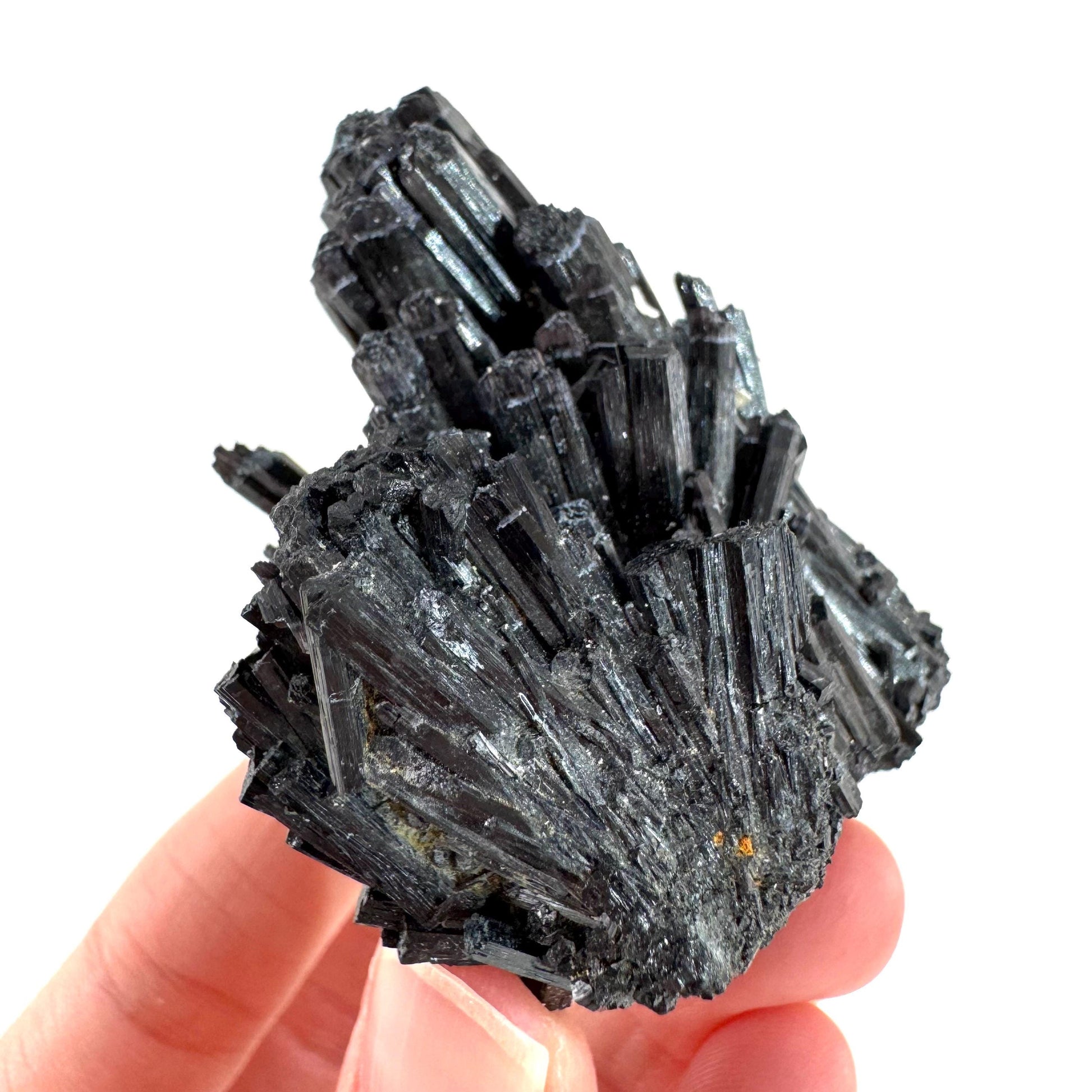 Black Tourmaline | Raw Schorl Crystal Cluster, Mineral Specimen from Namibia
