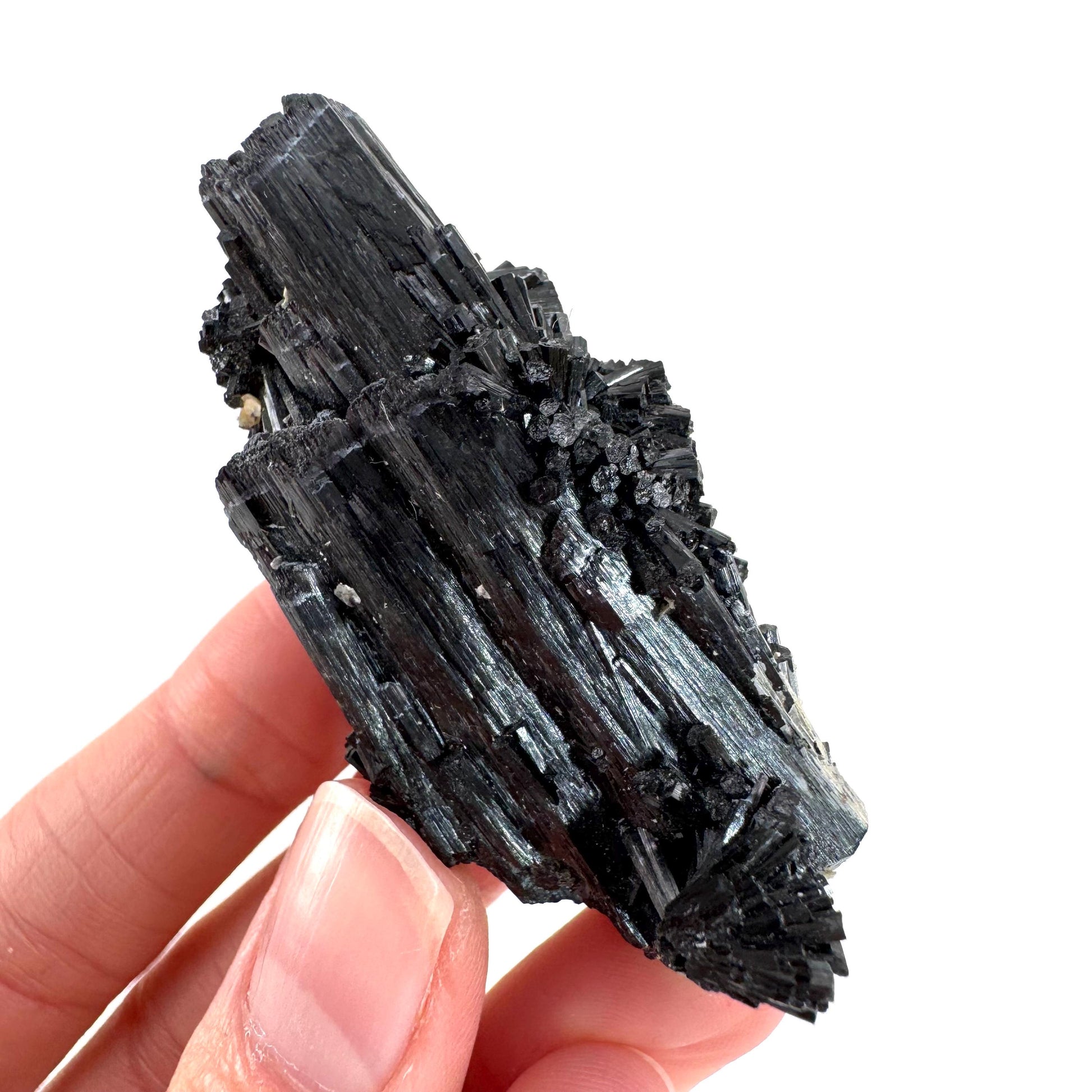Black Tourmaline | Raw Schorl Crystal Cluster, Mineral Specimen from Namibia