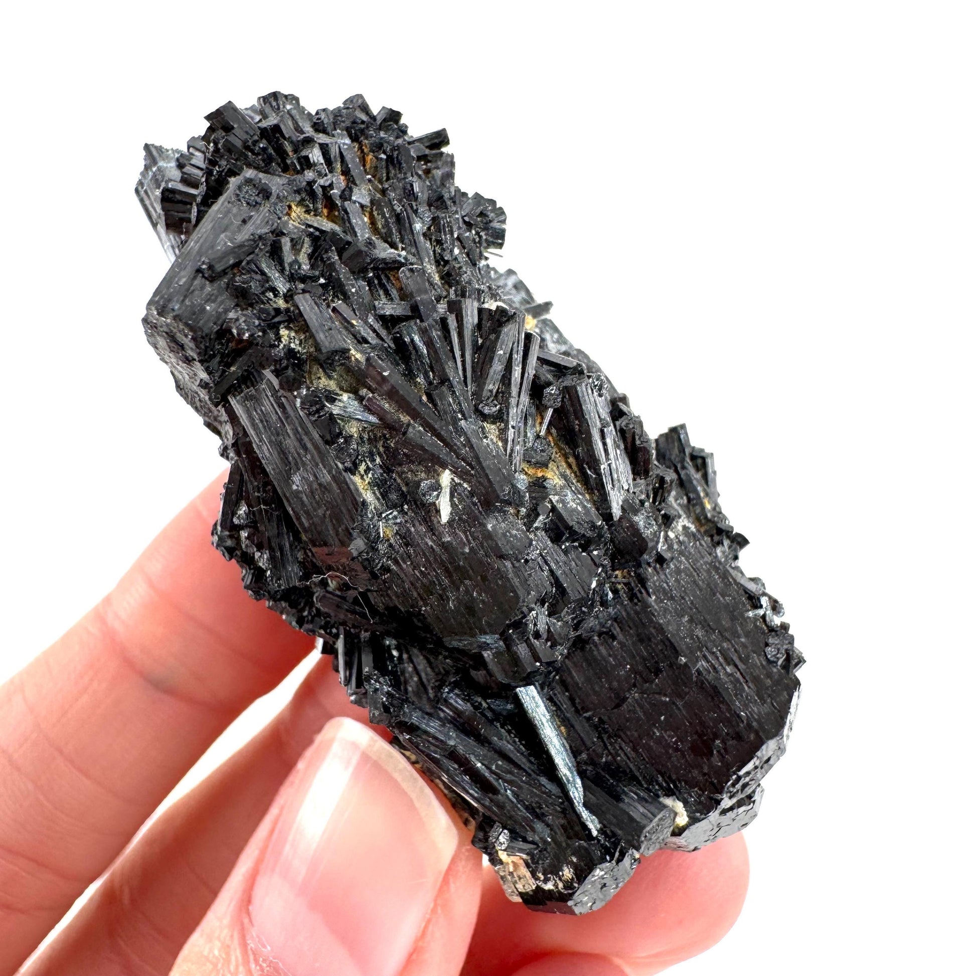 Black Tourmaline | Raw Schorl Crystal Cluster, Mineral Specimen from Namibia