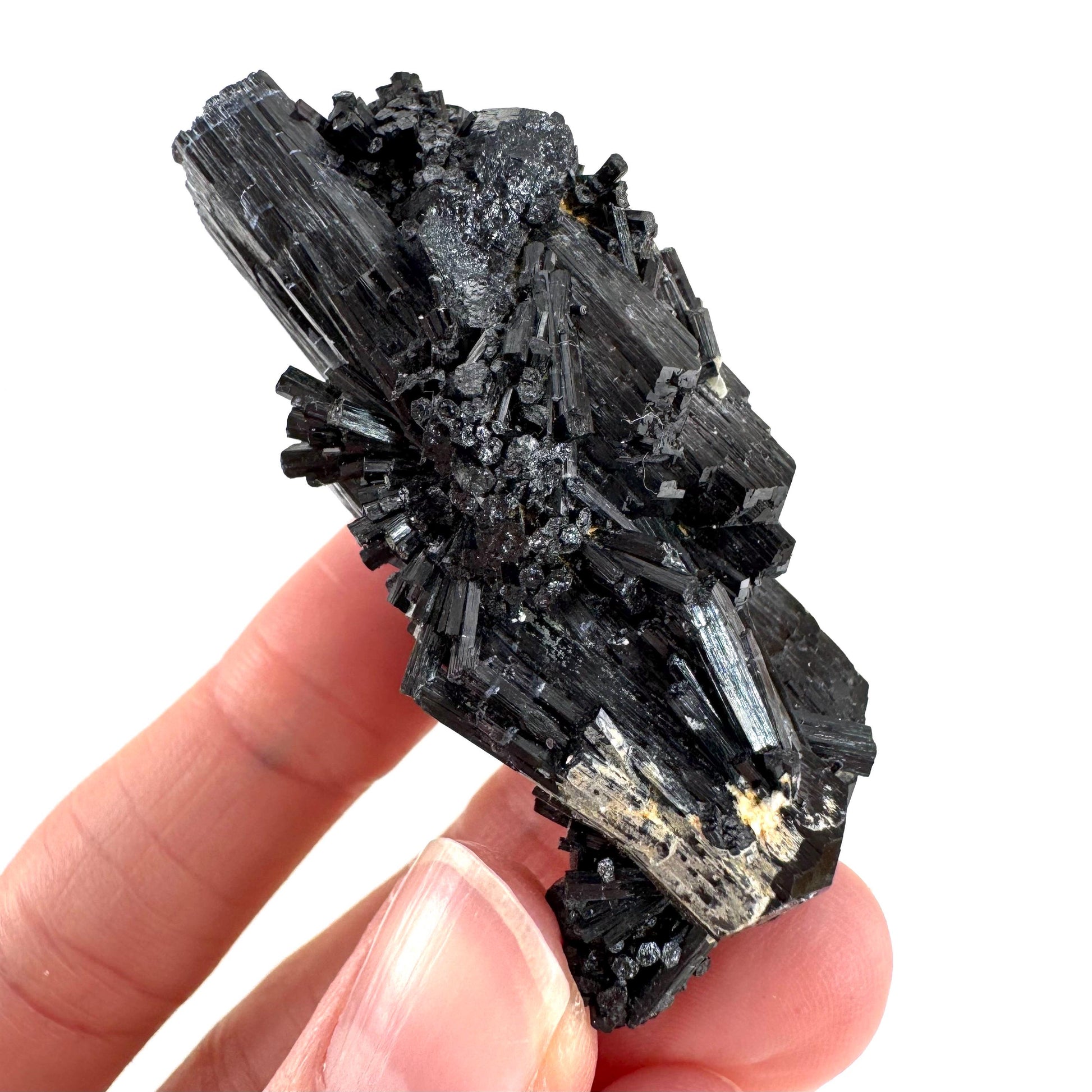 Black Tourmaline | Raw Schorl Crystal Cluster, Mineral Specimen from Namibia