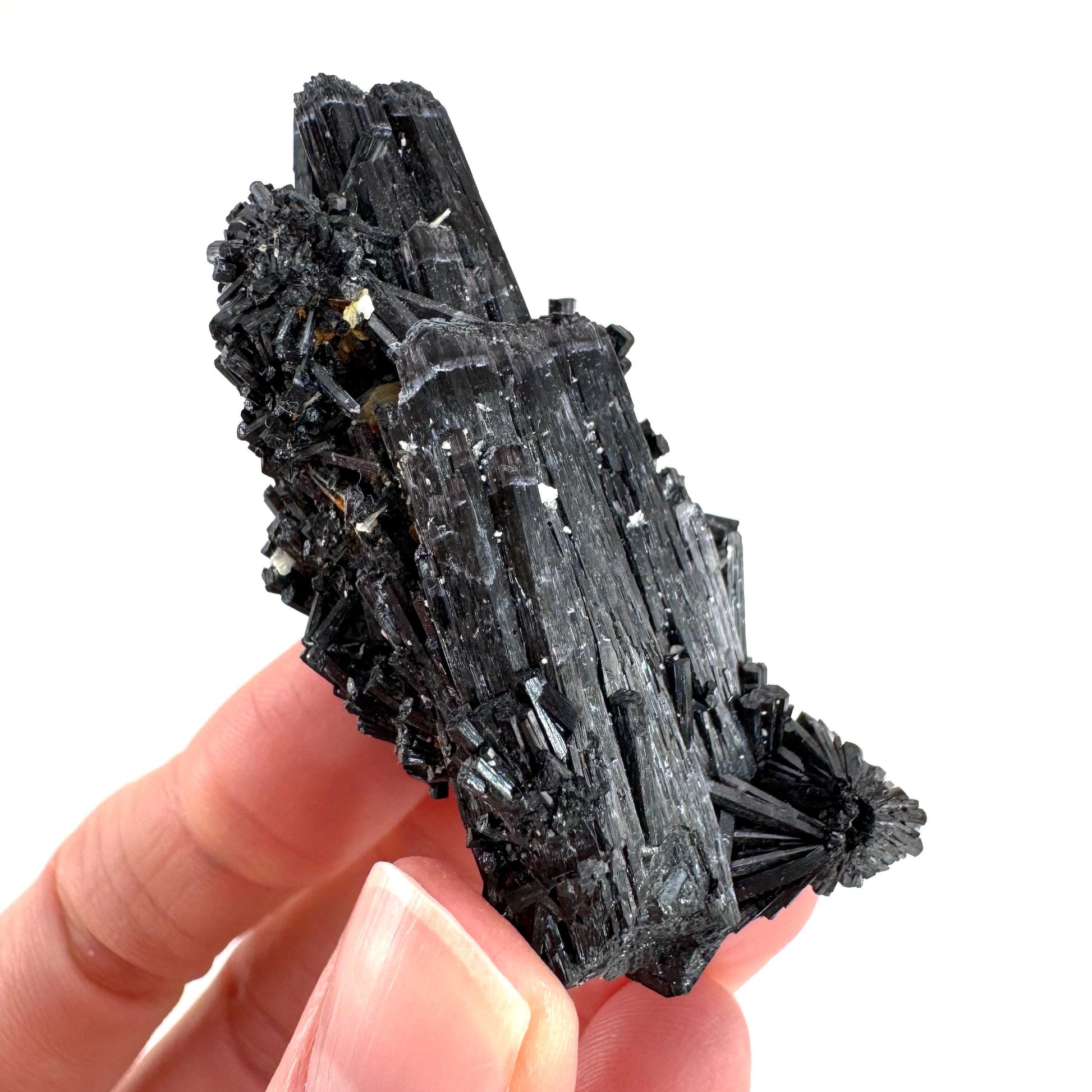 Black Tourmaline | Raw Schorl Crystal Cluster, Mineral Specimen from Namibia