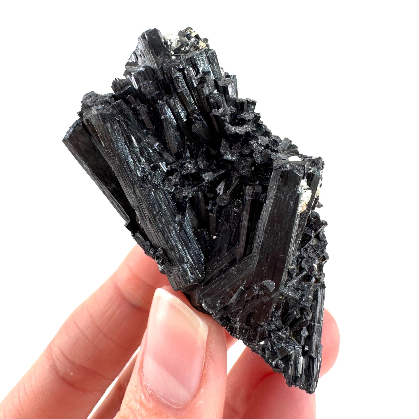 Black Tourmaline | Raw Schorl Crystal Cluster, Mineral Specimen from Namibia