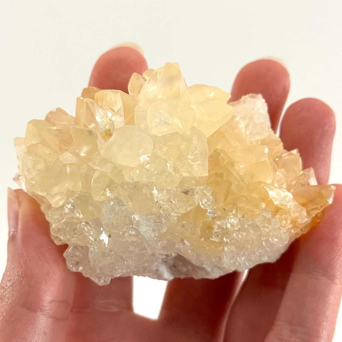 Fluorescent Calcite | UV-reactive crystal, natural mineral specimen from Indonesia