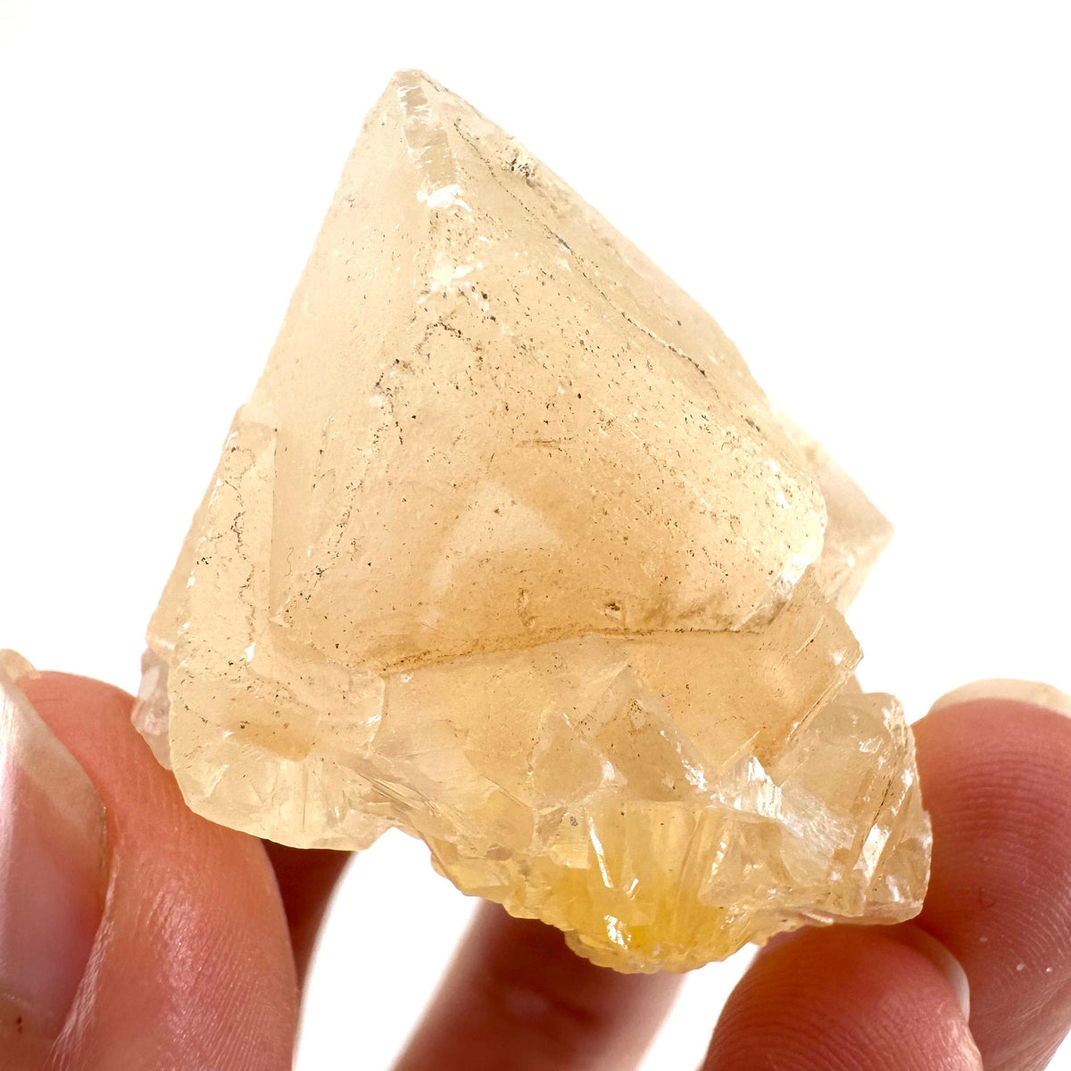 Fluorescent Calcite | UV-reactive crystal, natural mineral specimen from Indonesia