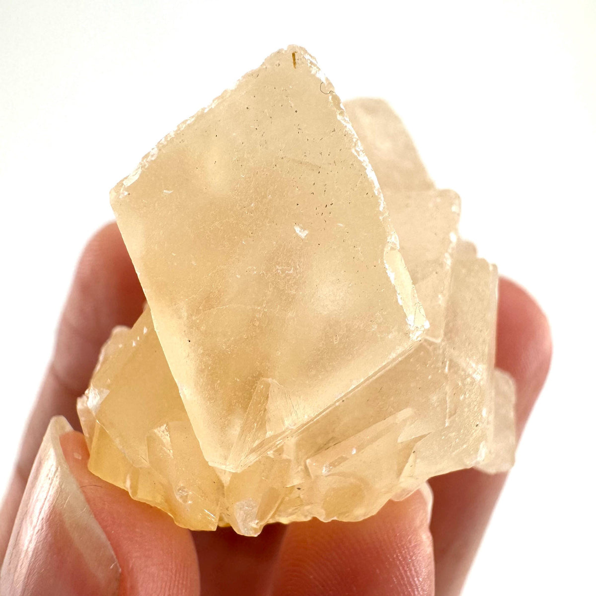 Fluorescent Calcite | UV-reactive crystal, natural mineral specimen from Indonesia