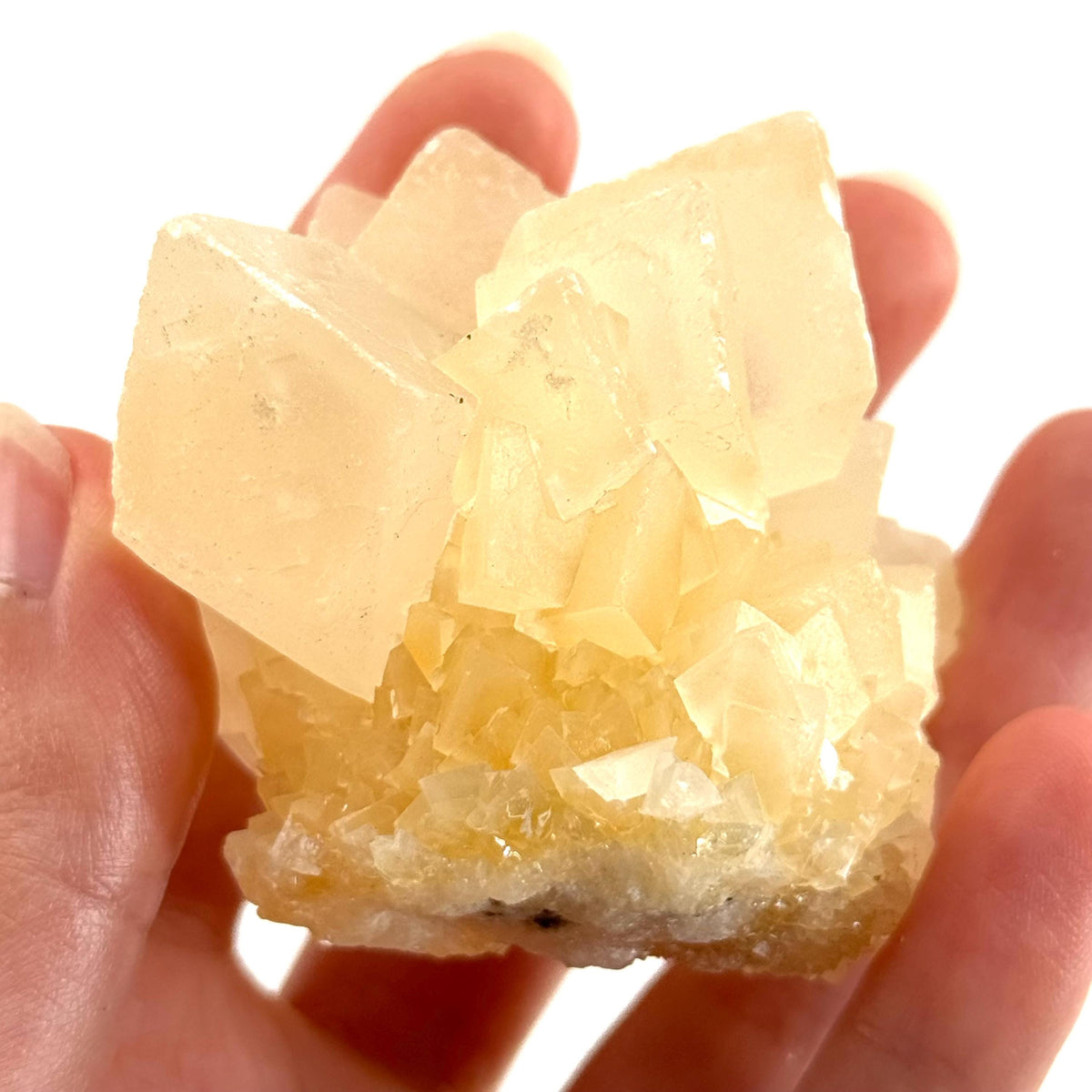 Fluorescent Calcite | UV-reactive crystal, natural mineral specimen from Indonesia