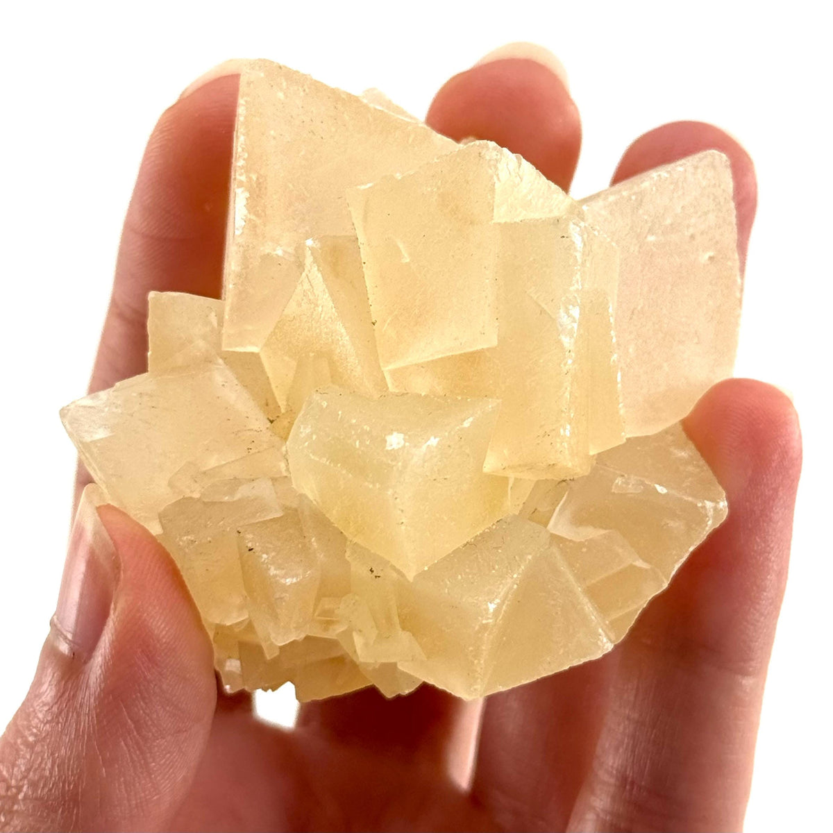 Fluorescent Calcite | UV-reactive crystal, natural mineral specimen from Indonesia
