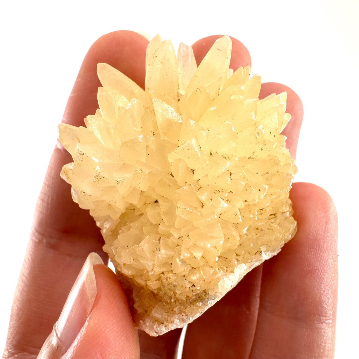 Fluorescent Calcite | UV-reactive crystal, natural mineral specimen from Indonesia