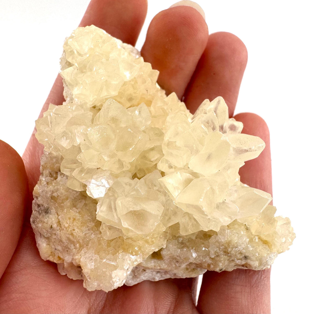 Fluorescent Calcite | UV-reactive crystal, natural mineral specimen from Indonesia