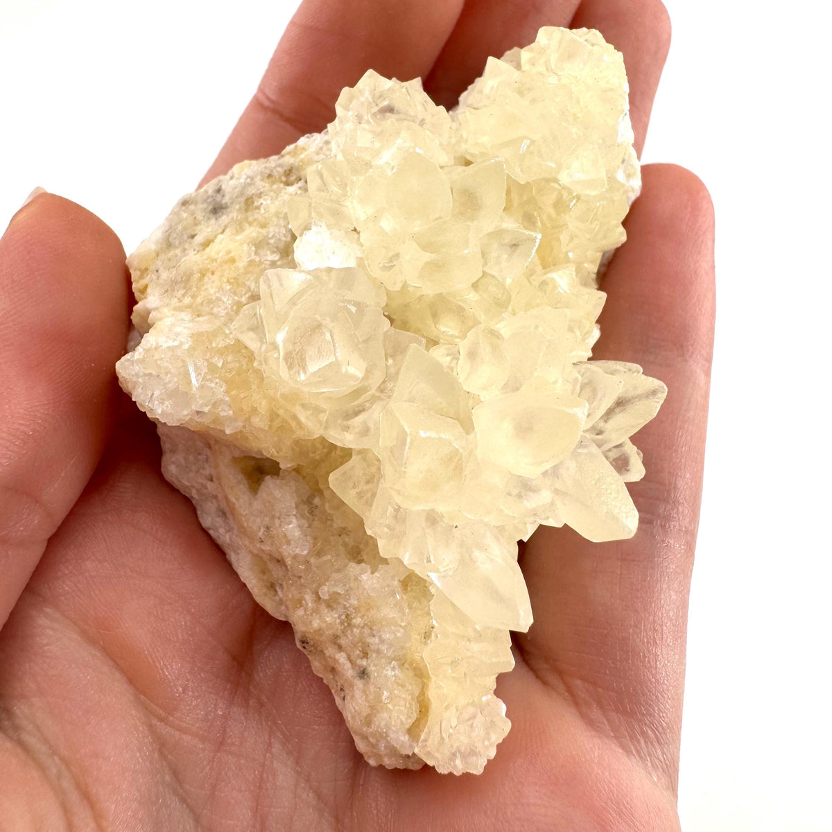Fluorescent Calcite | UV-reactive crystal, natural mineral specimen from Indonesia