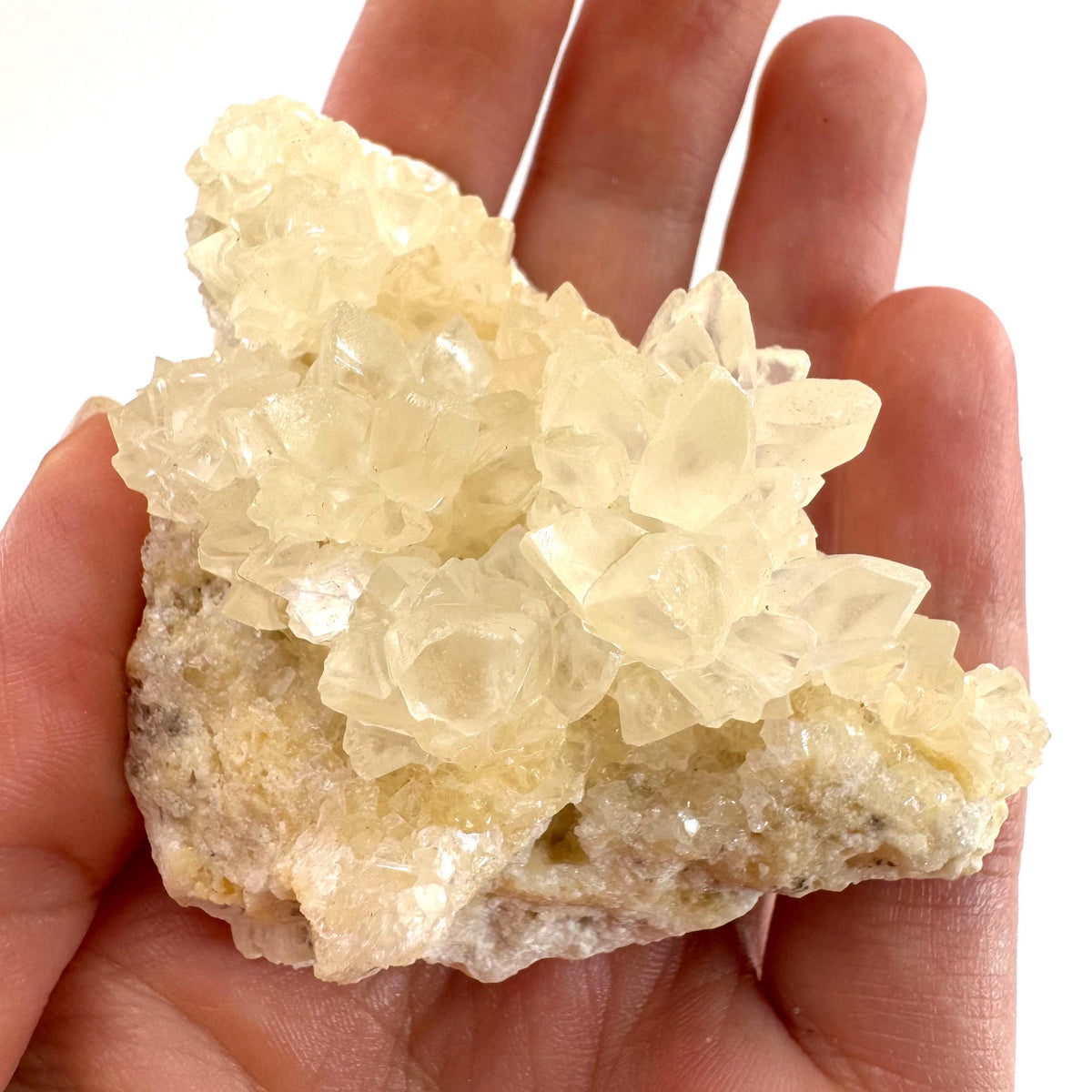 Fluorescent Calcite | UV-reactive crystal, natural mineral specimen from Indonesia