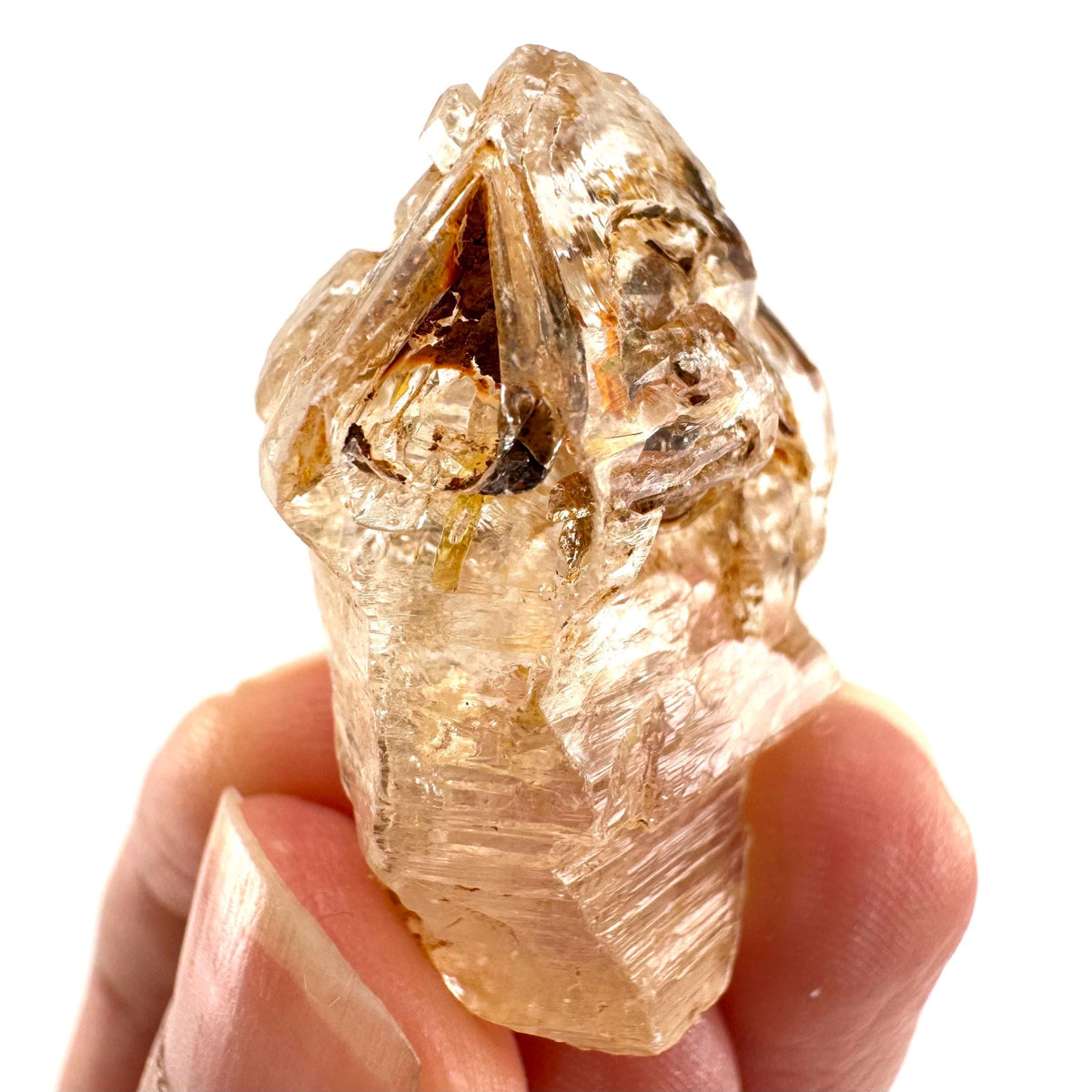 Petroleum Quartz | UV reactive firefly crystal, fluorescent mineral specimen from Madagascar