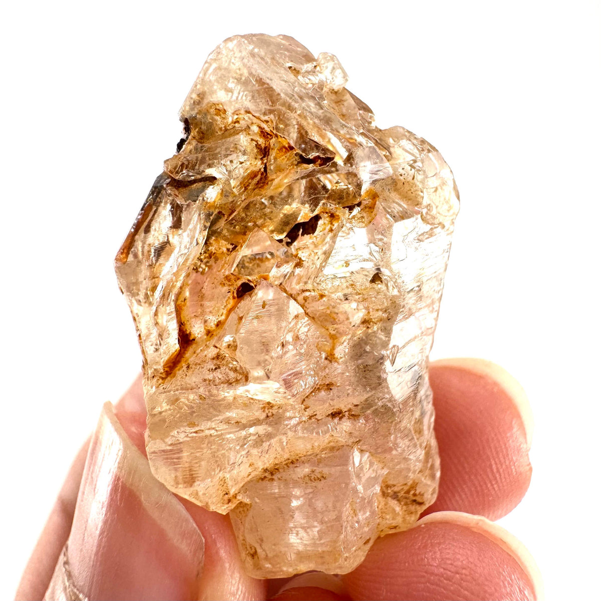 Petroleum Quartz | UV reactive firefly crystal, fluorescent mineral specimen from Madagascar